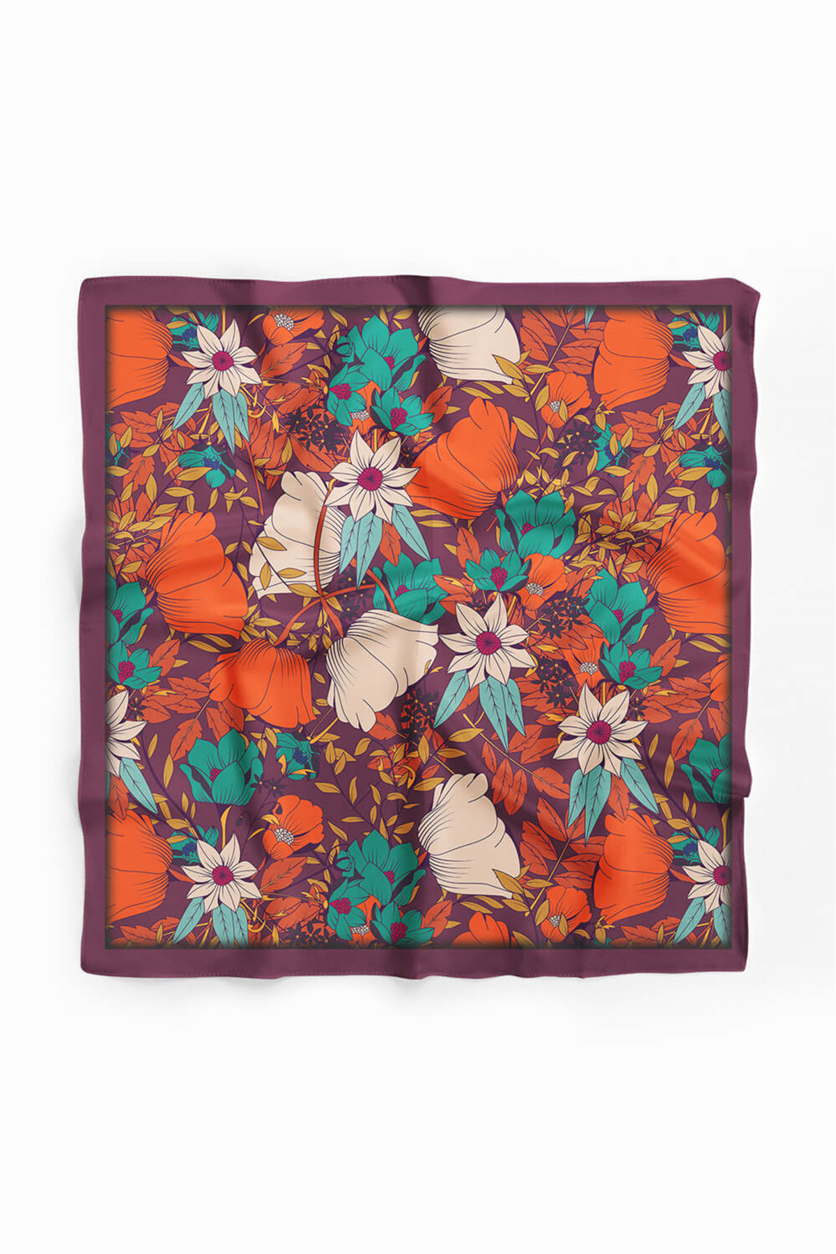 Modabutik Çiçek Desenli Bandana