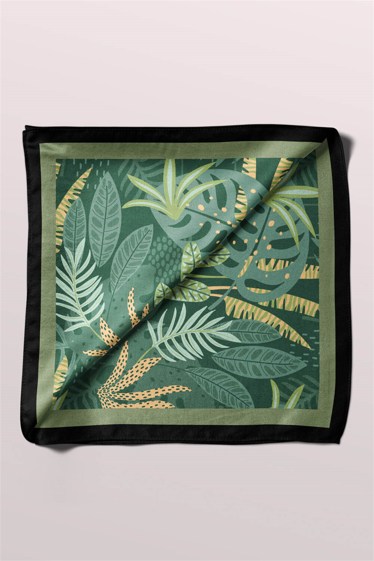 A64 Modabutik Tropik Desenli Bandana