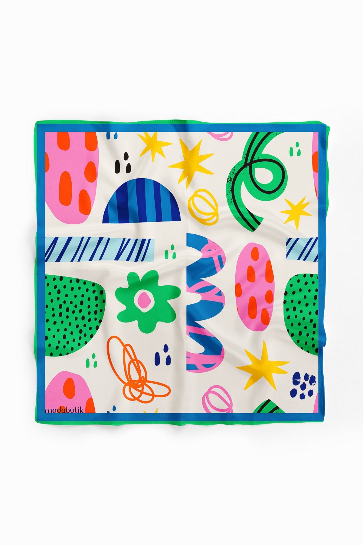 Violla Geometrik Desenli Bandana