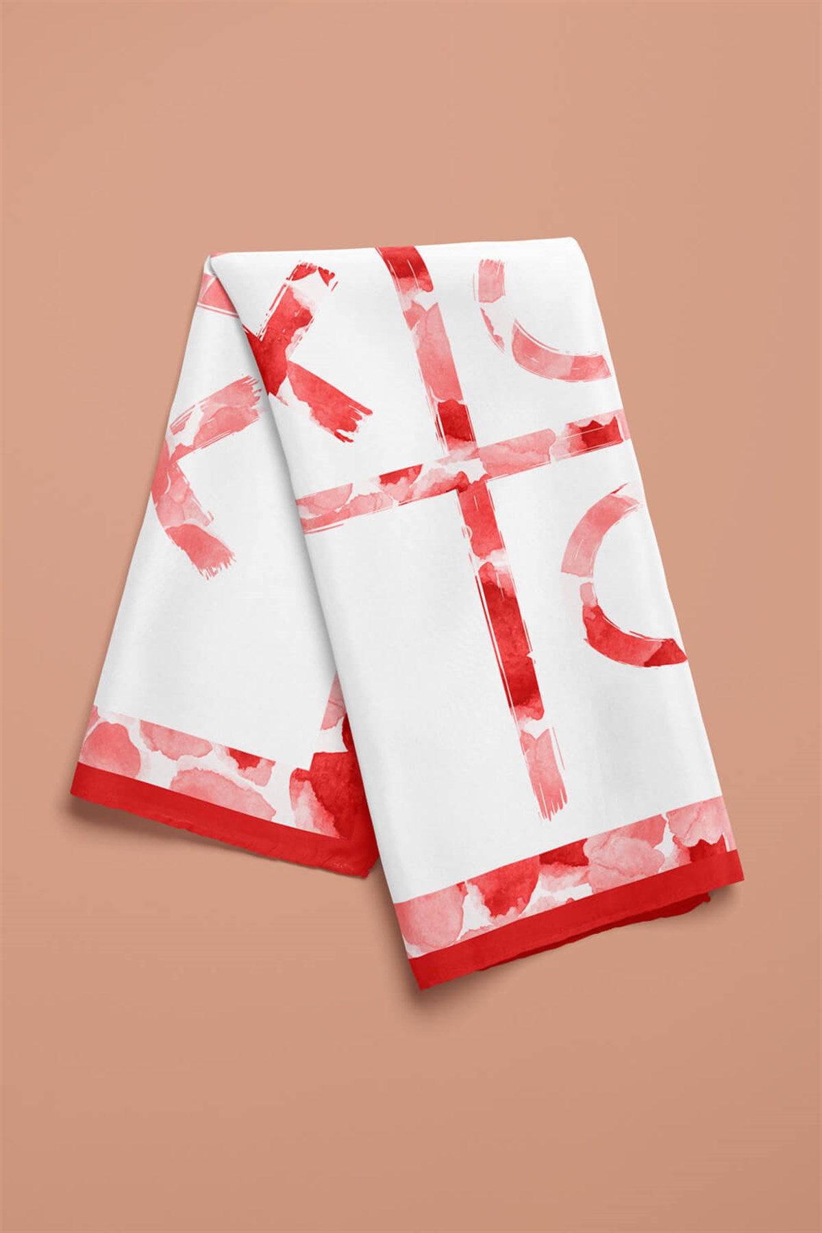 E76  Violla XOX Desenli Bandana