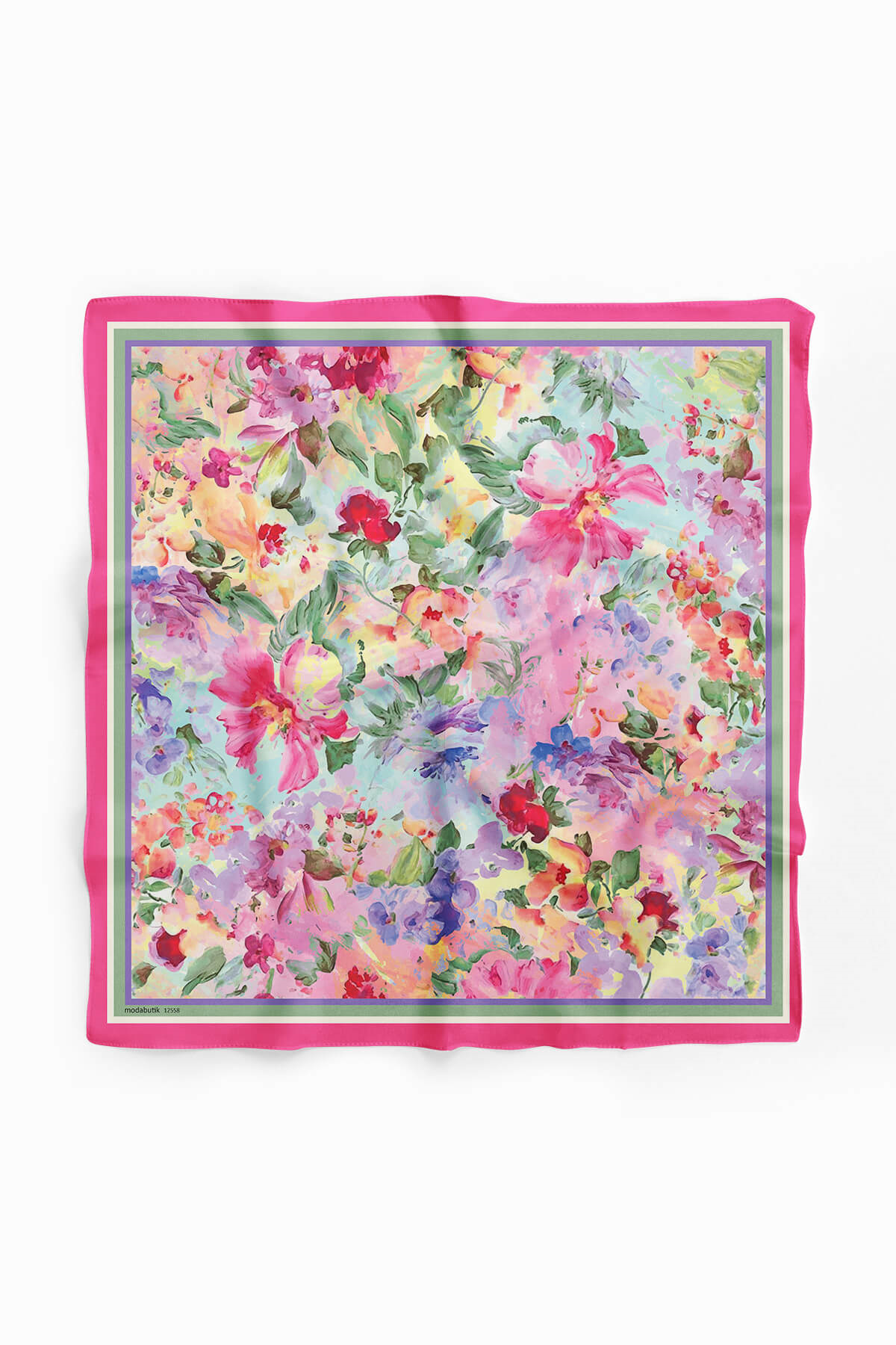 C61 FLOWERS COLORFUL BANDANA