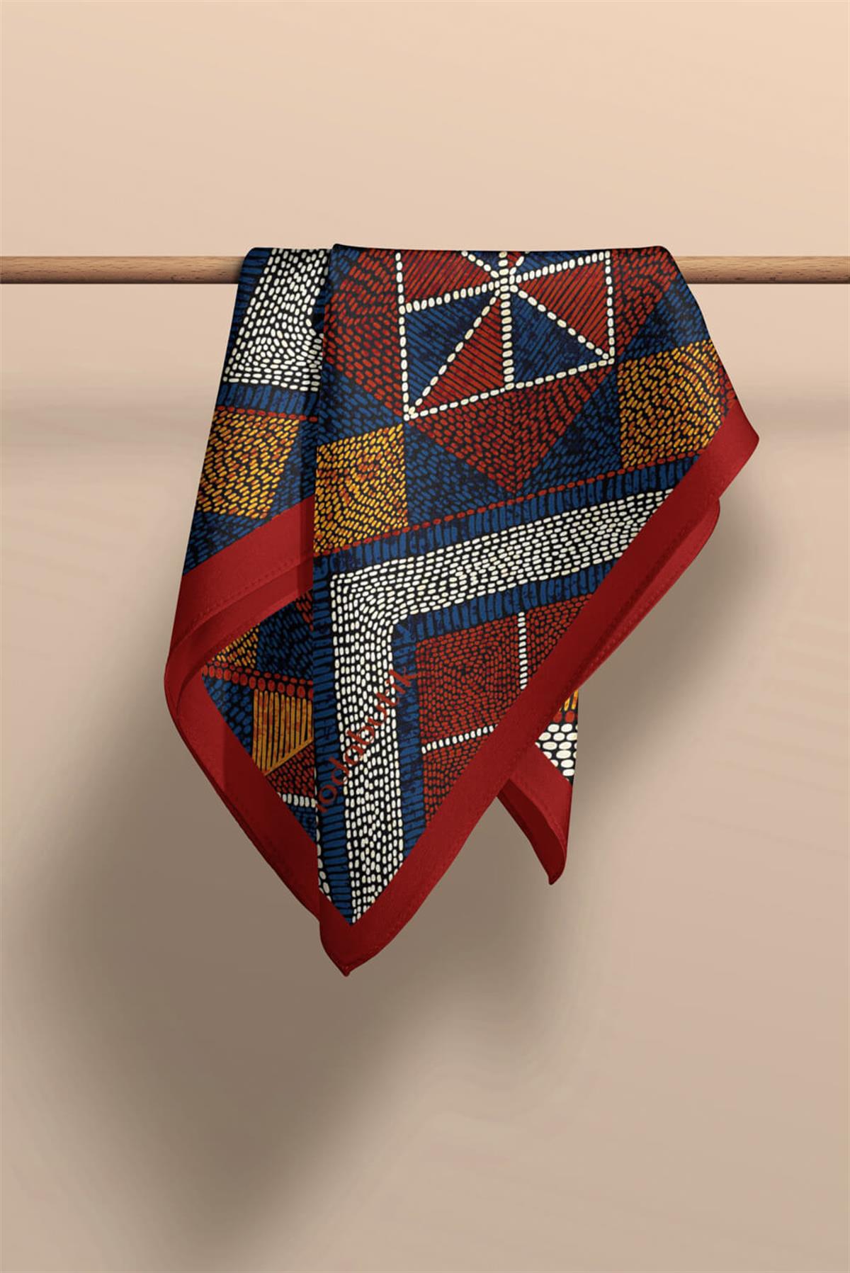 I92 Modabutik Geometri Desenli Fular