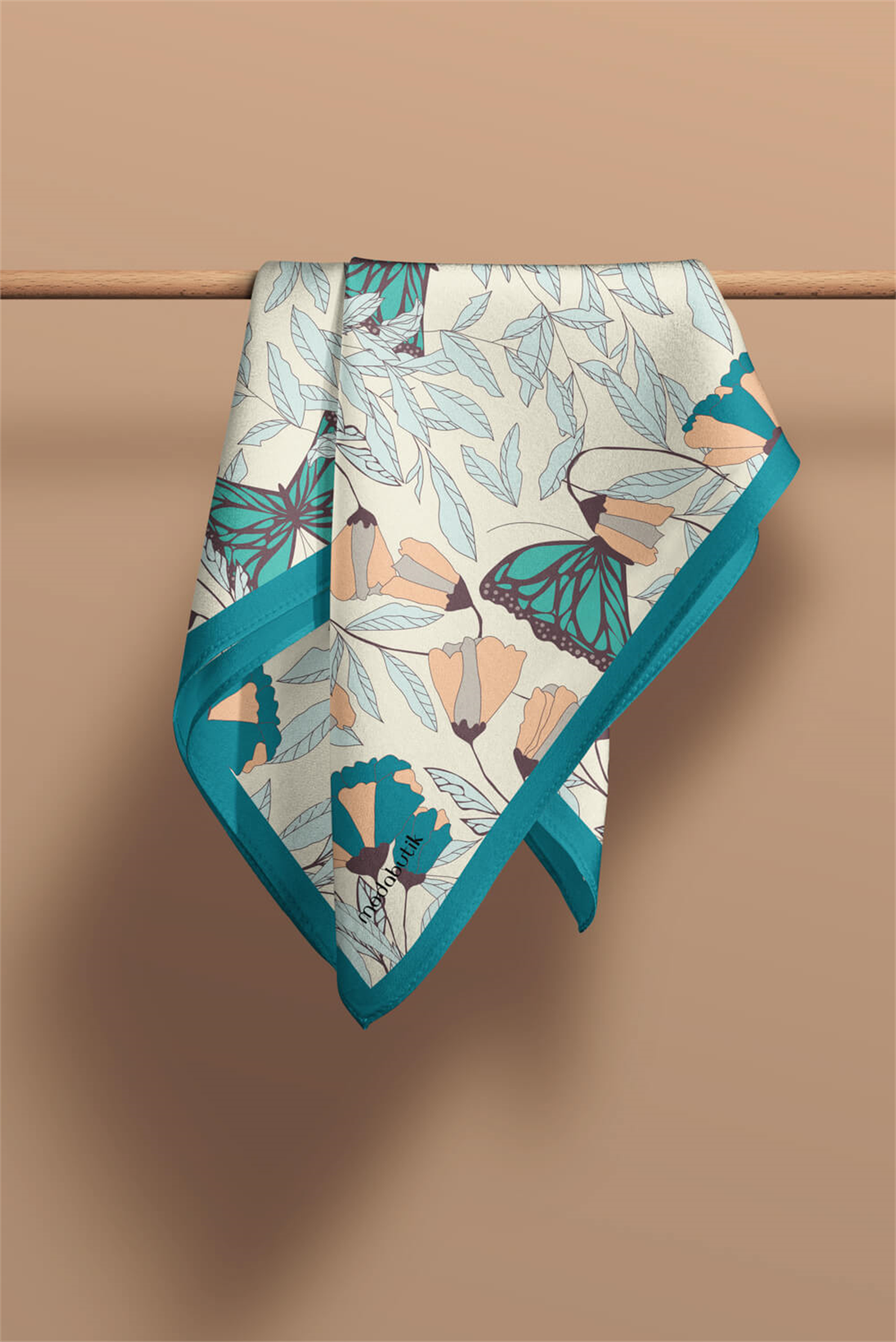 A119 Modabutik Kelebek Desenli Bandana