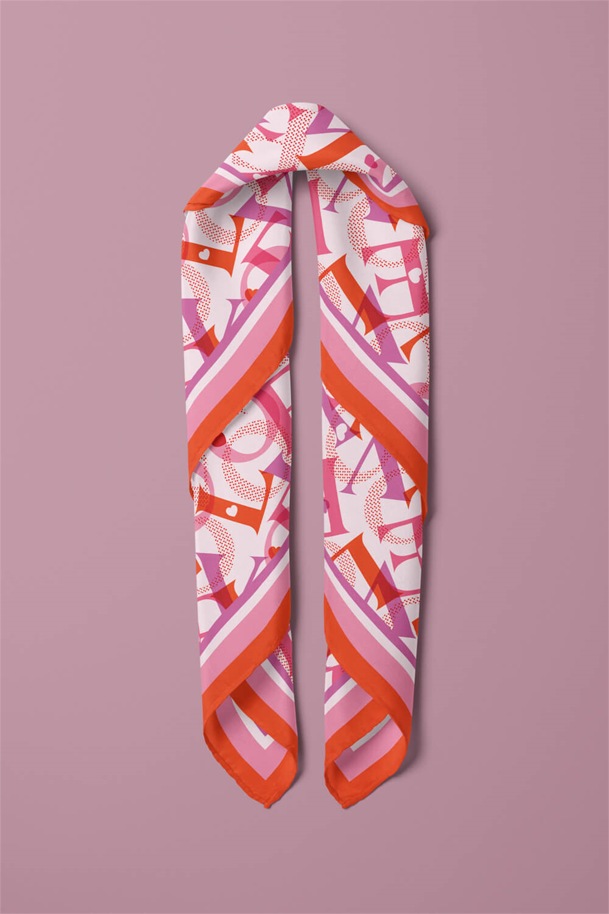 B50 LOVE TASARIM BANDANA