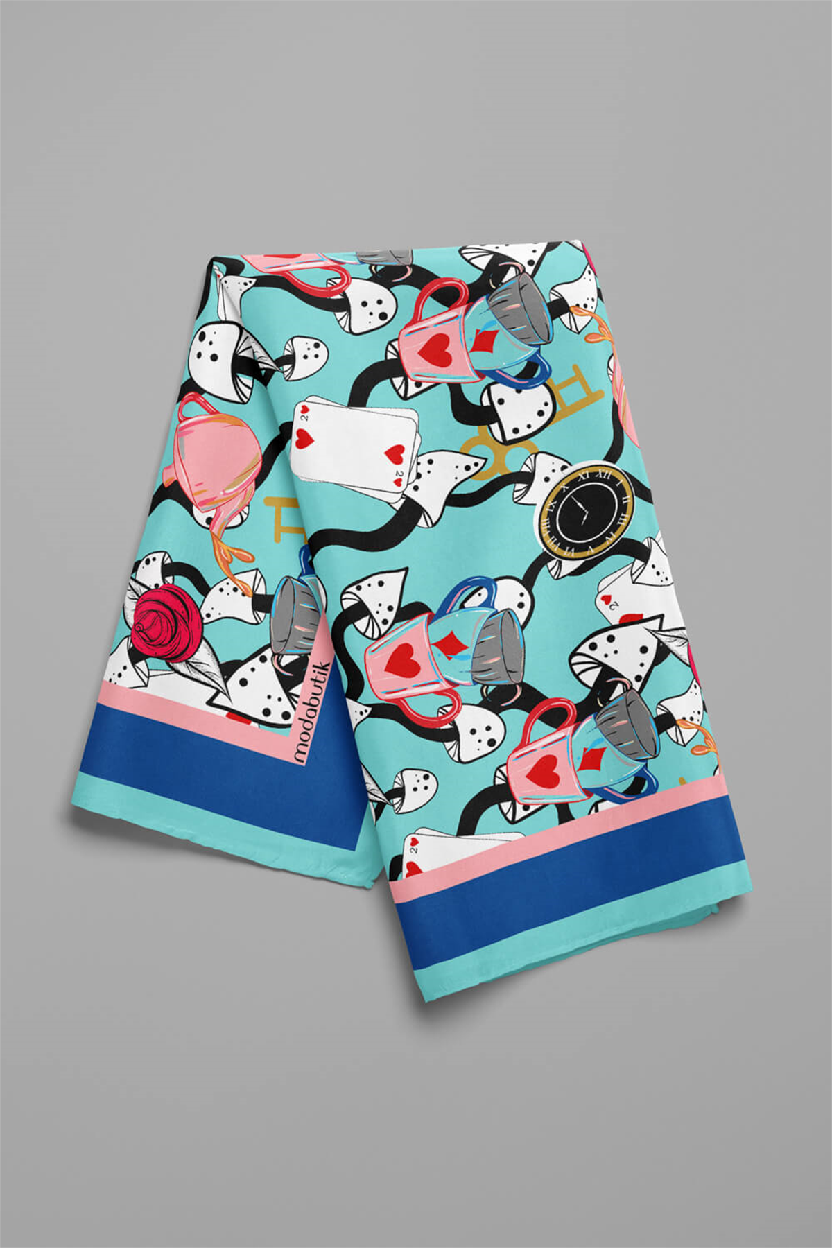 G34 Modabutik Alice Desenli Bandana