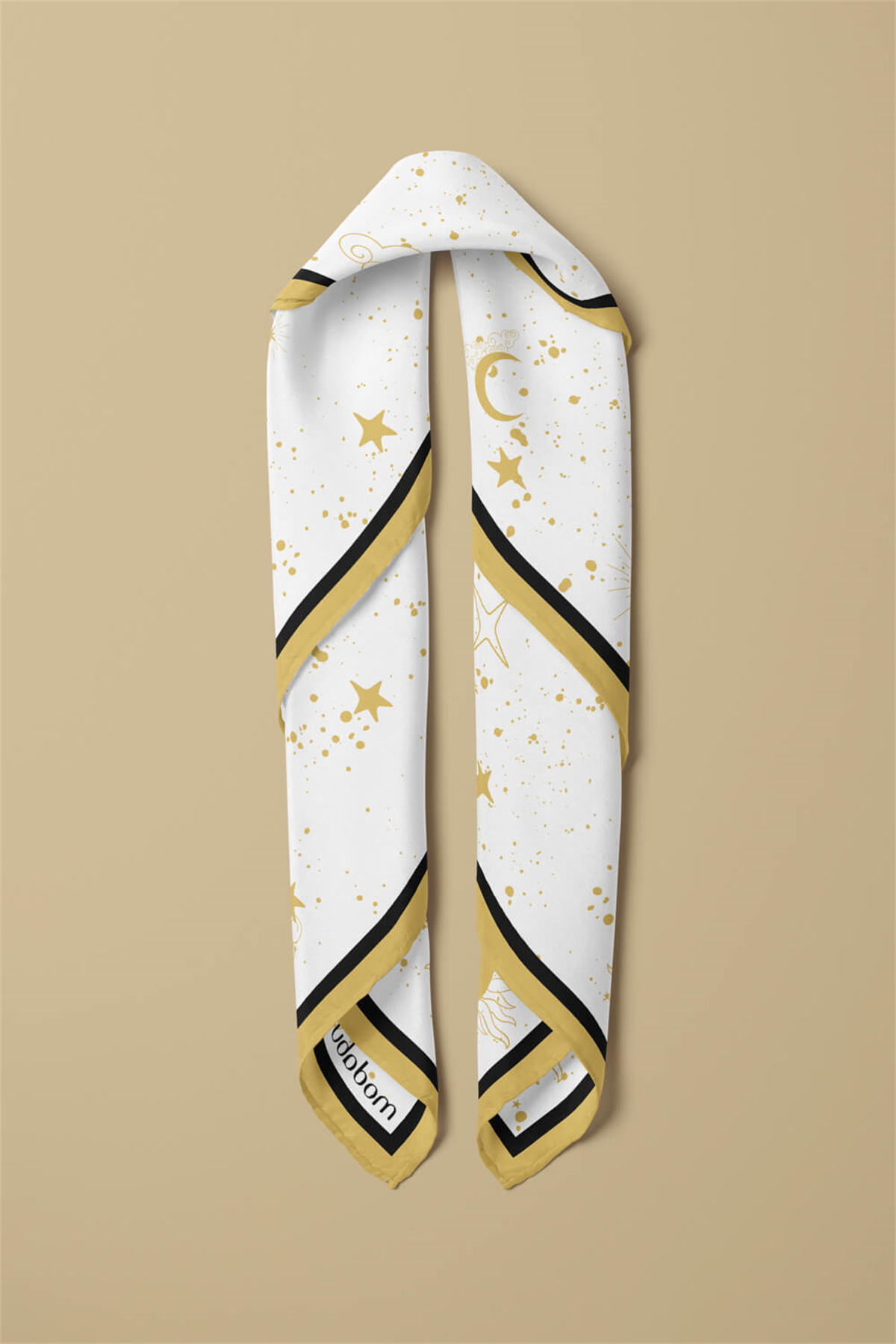 Modabutik Gold Star Bandana