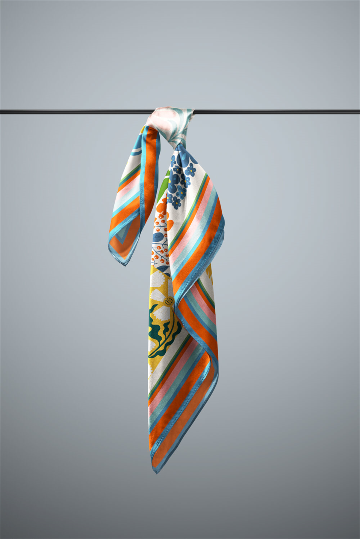 A92 MODERN FLOWERS BANDANA(DG11958)