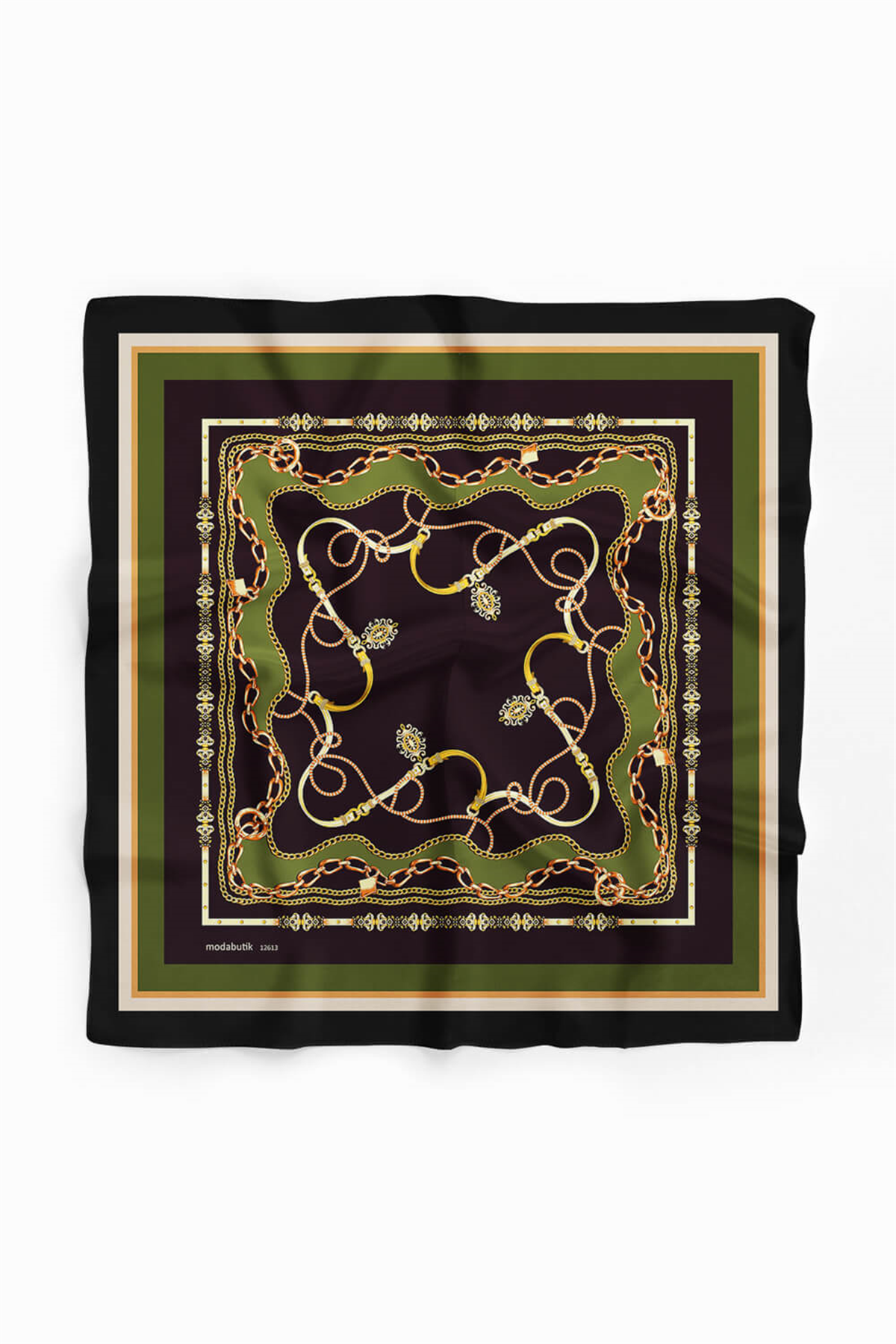 E117 ZINCIR BAROK TASARIMLI BANDANA