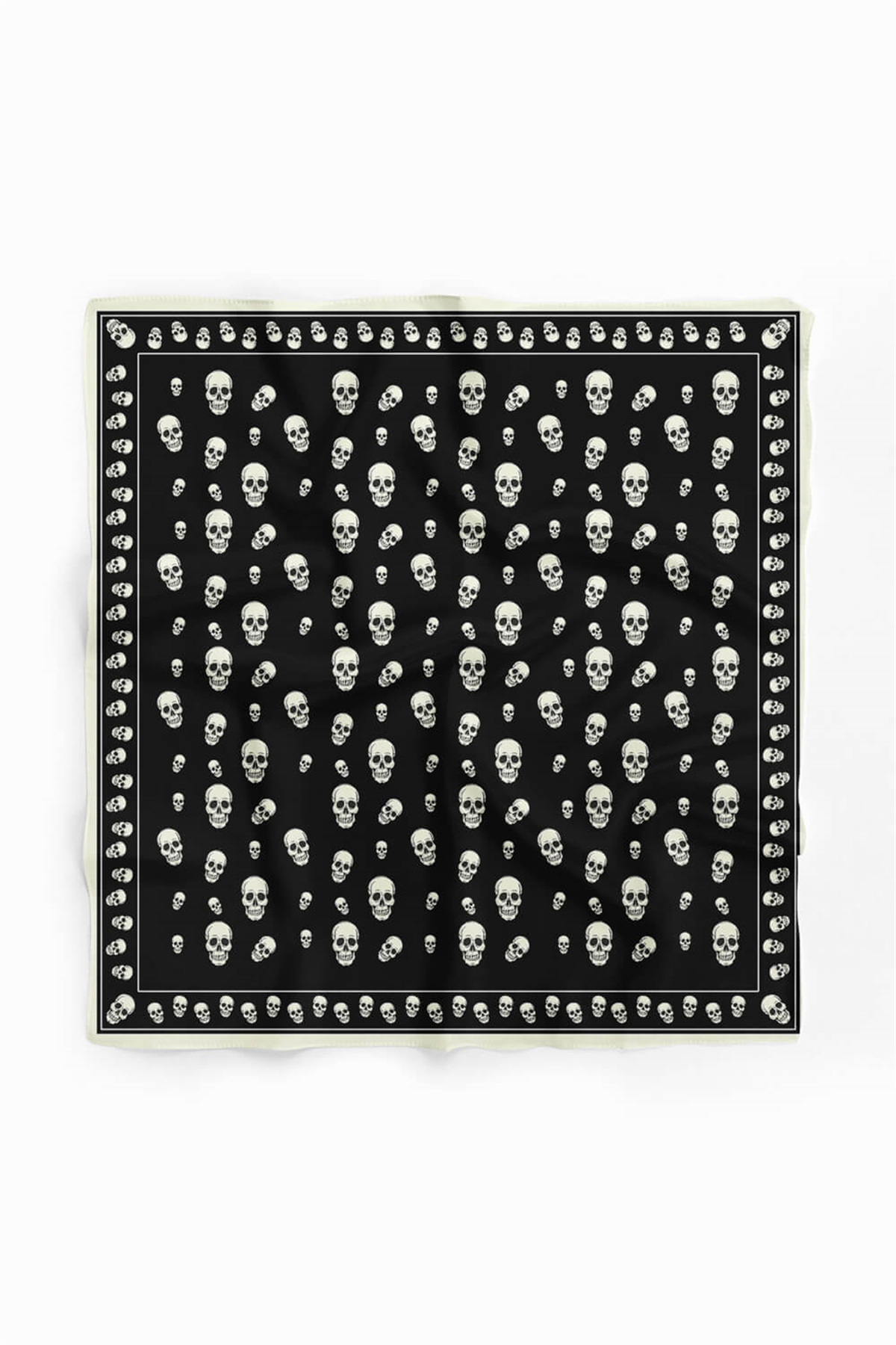 A104 Modabutik Kurukafa Desenli Bandana