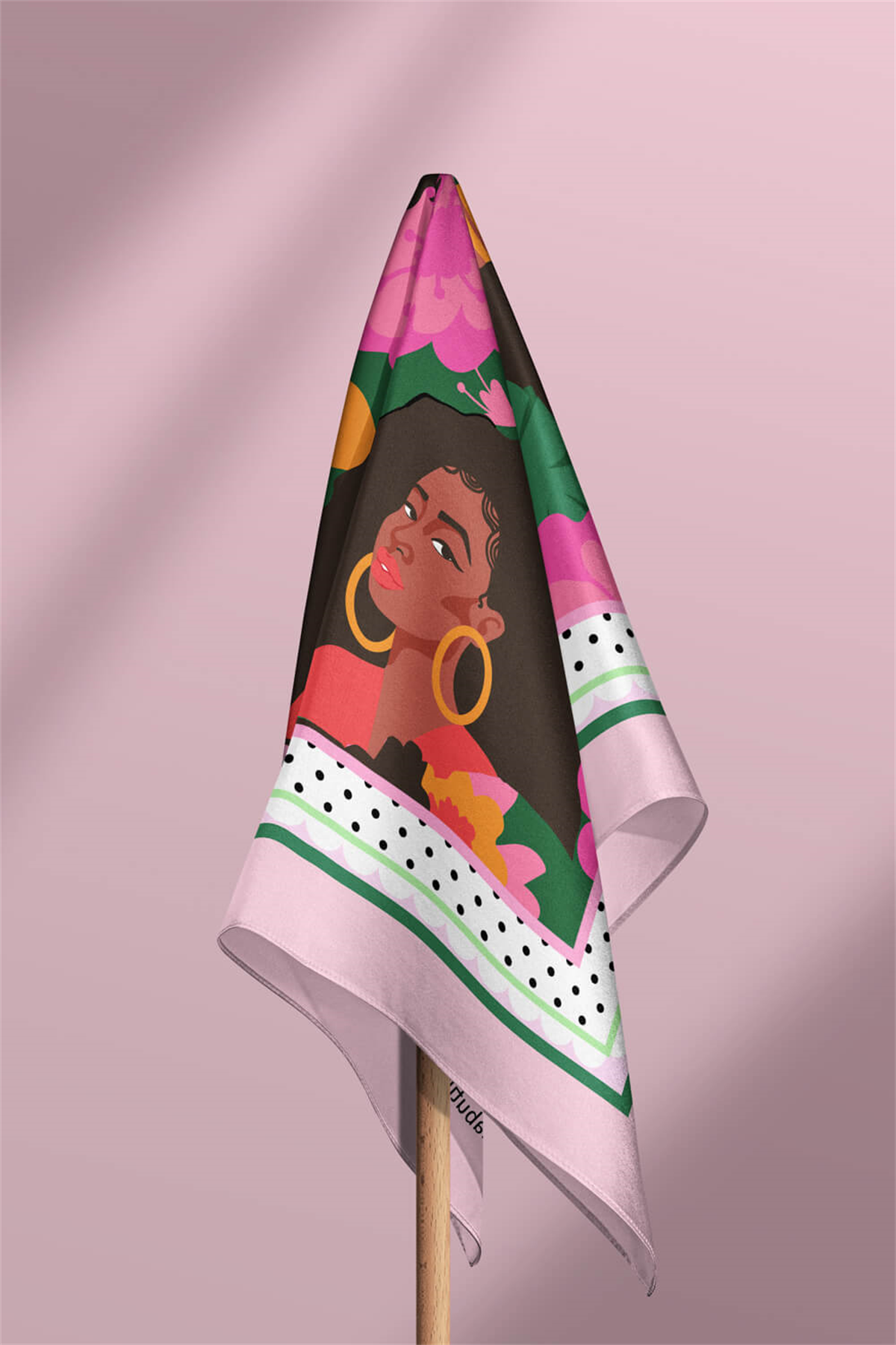 B120 ABSTARCT ETNIC  TASARIMLI BANDANA