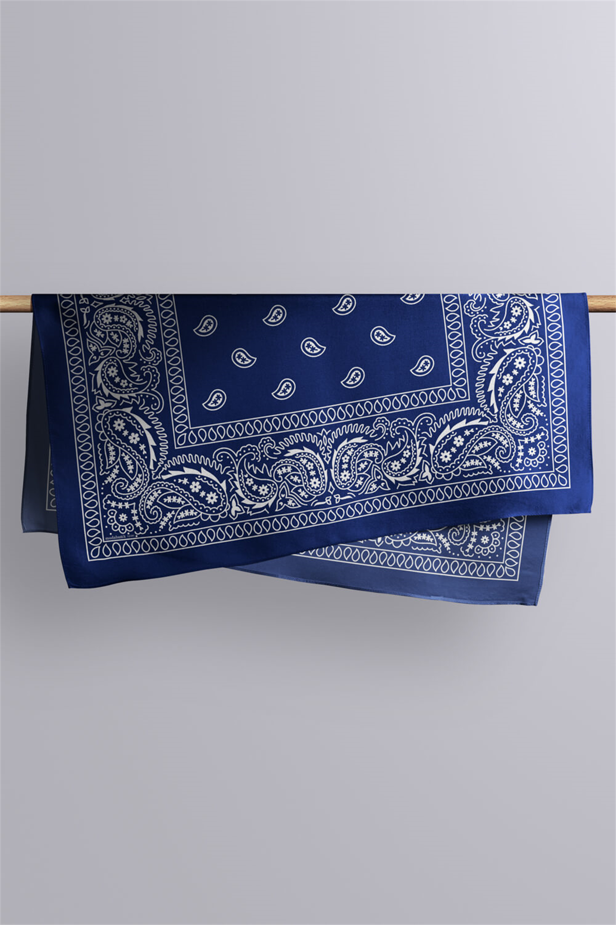 E60 NAVY BLUE ŞALLI BANDANA DG12186