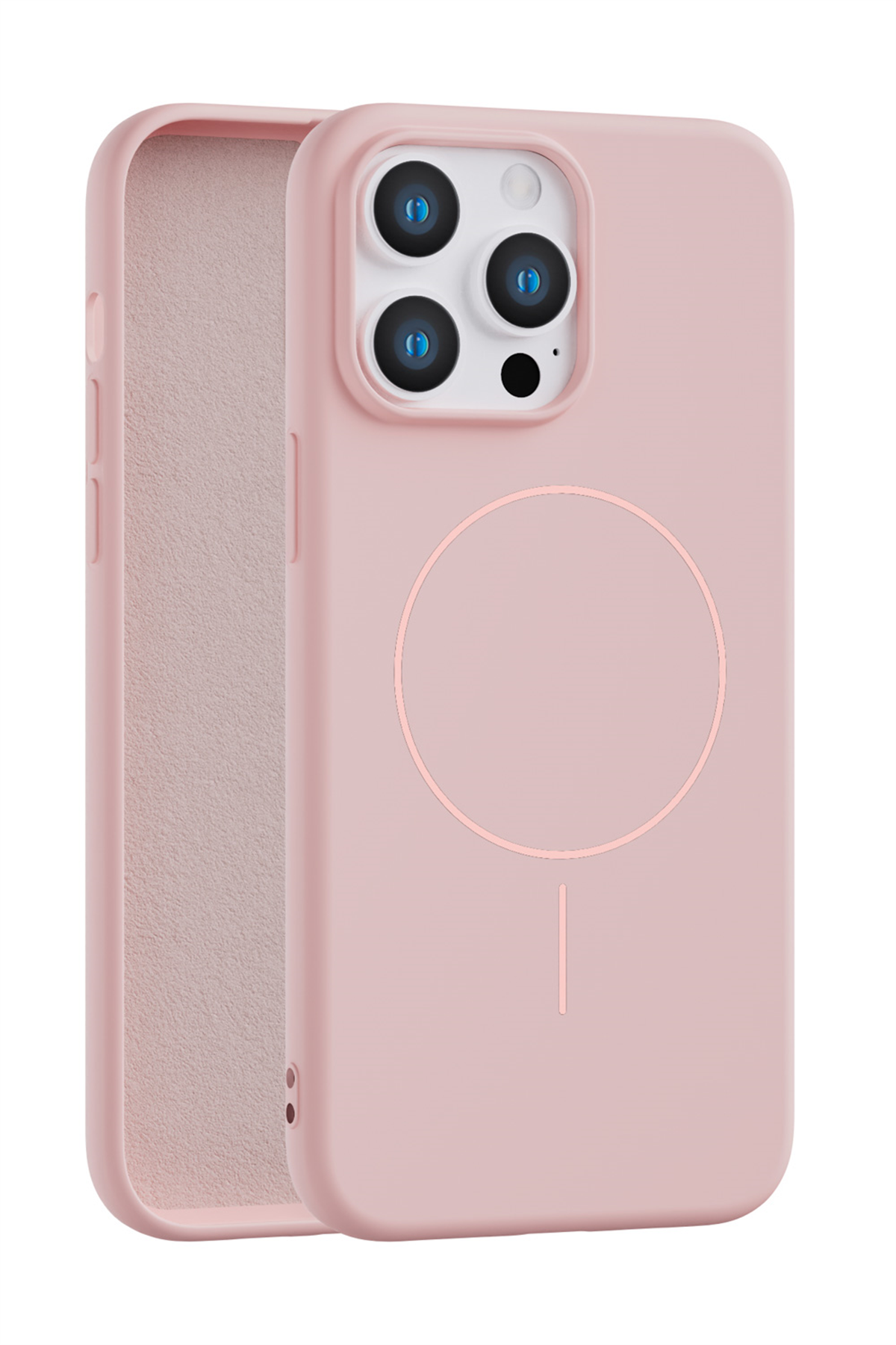 iPhone 15 Pro Max Uyumlu İçi Kadife Magsafe Wireless Şarz Özellikli Telefon Kılıfı