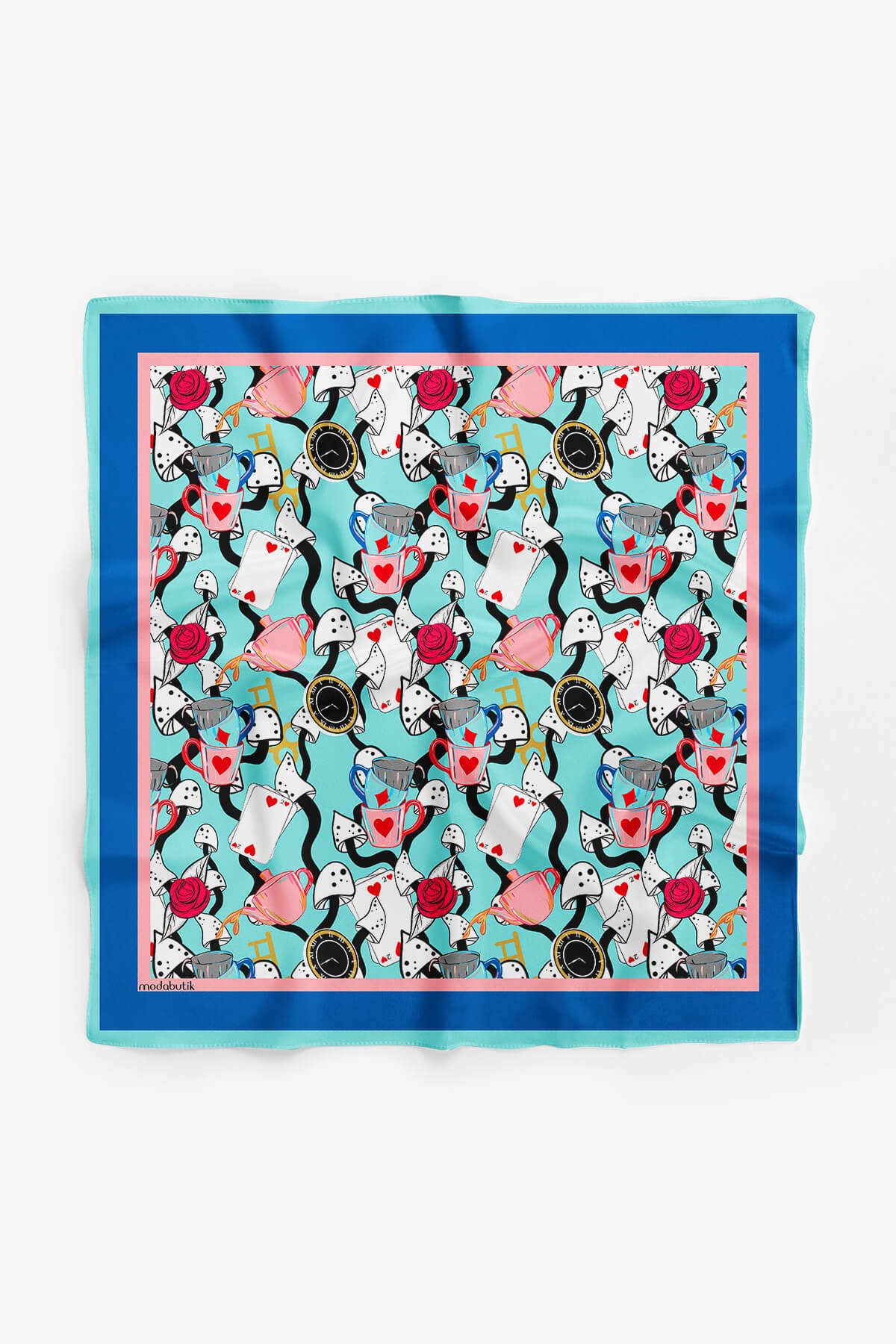 G34 Violla Alice Desenli Bandana