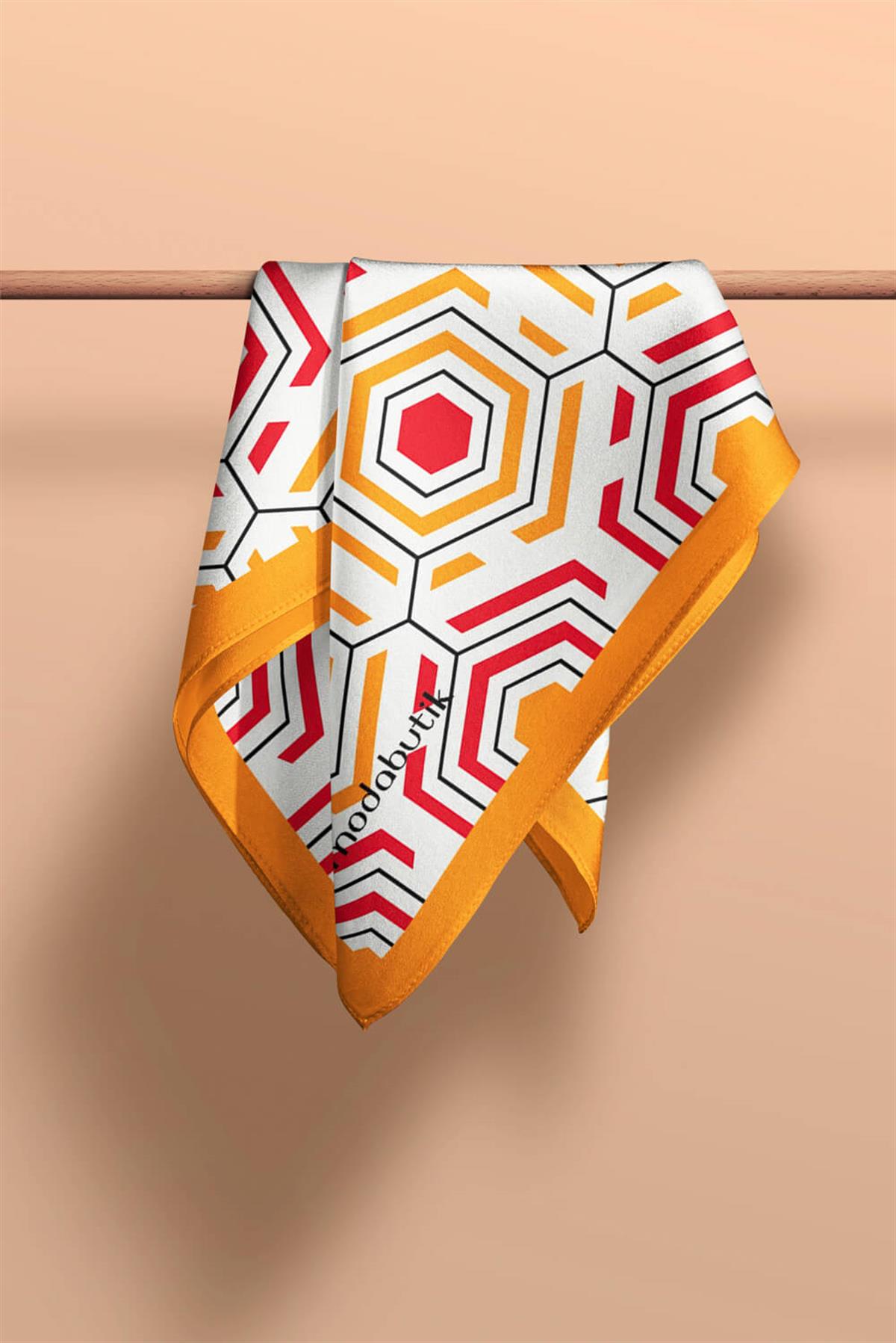 Modabutik Geometri Desenli Fular
