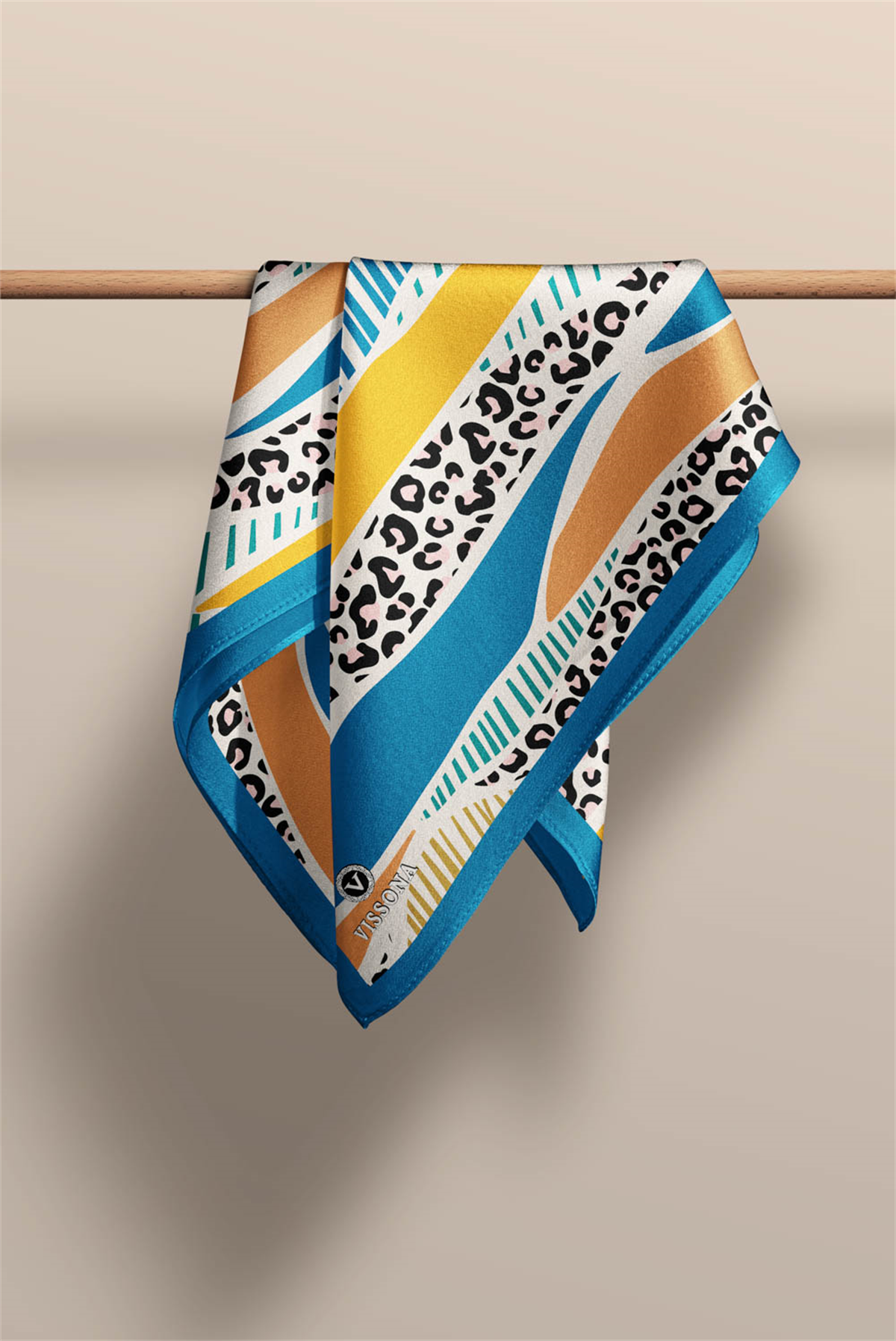 100% Silk Headscarf for Women - 22