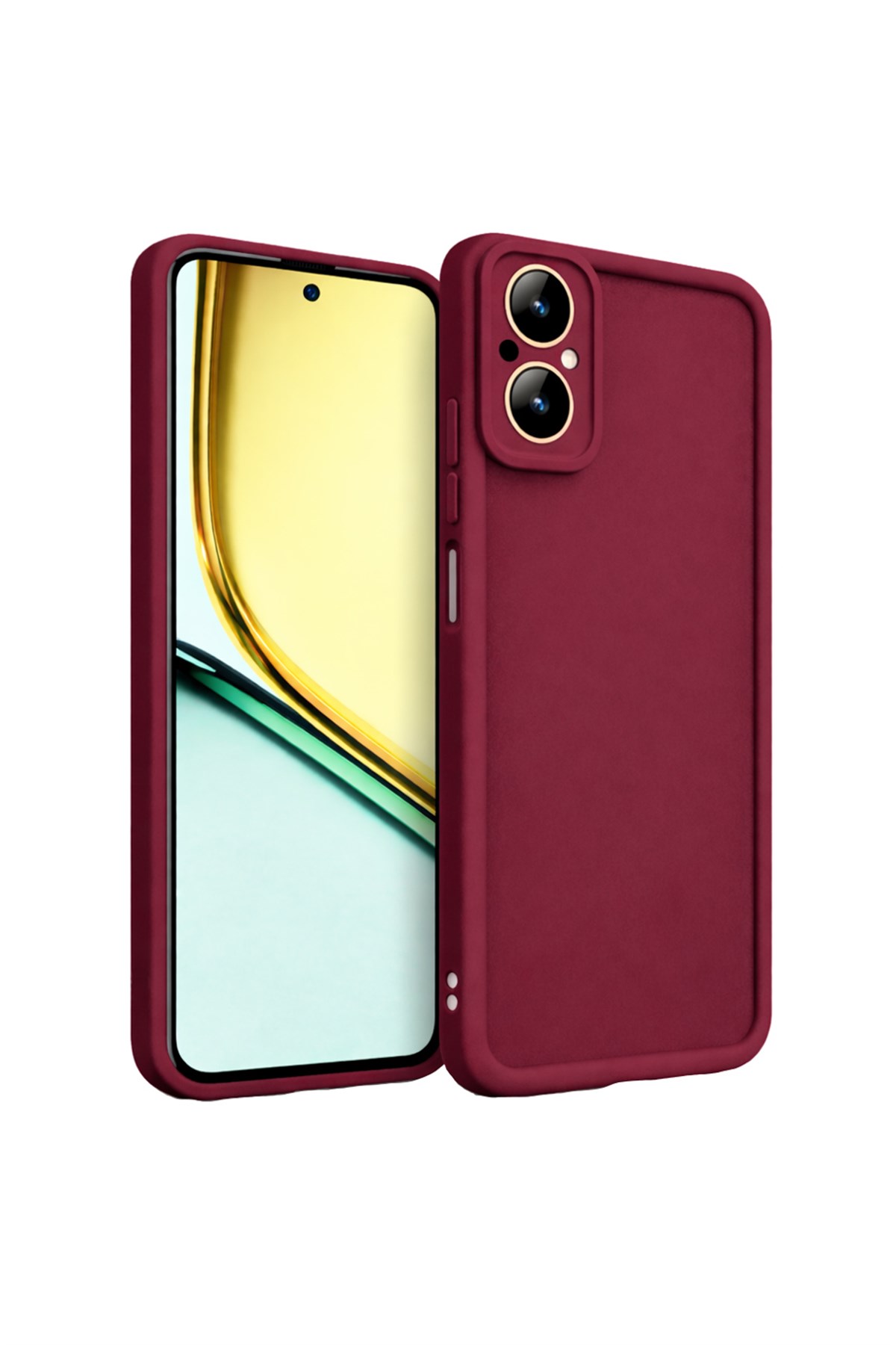 Realme C67 / Realme 12 Lite Kılıf – Kamera Çıkıntılı – Mat Silikon Telefon Kılıfı
