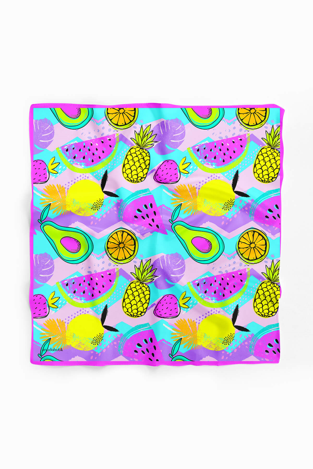 G99 Modabutik Meyve Desenli Kadın Bandana