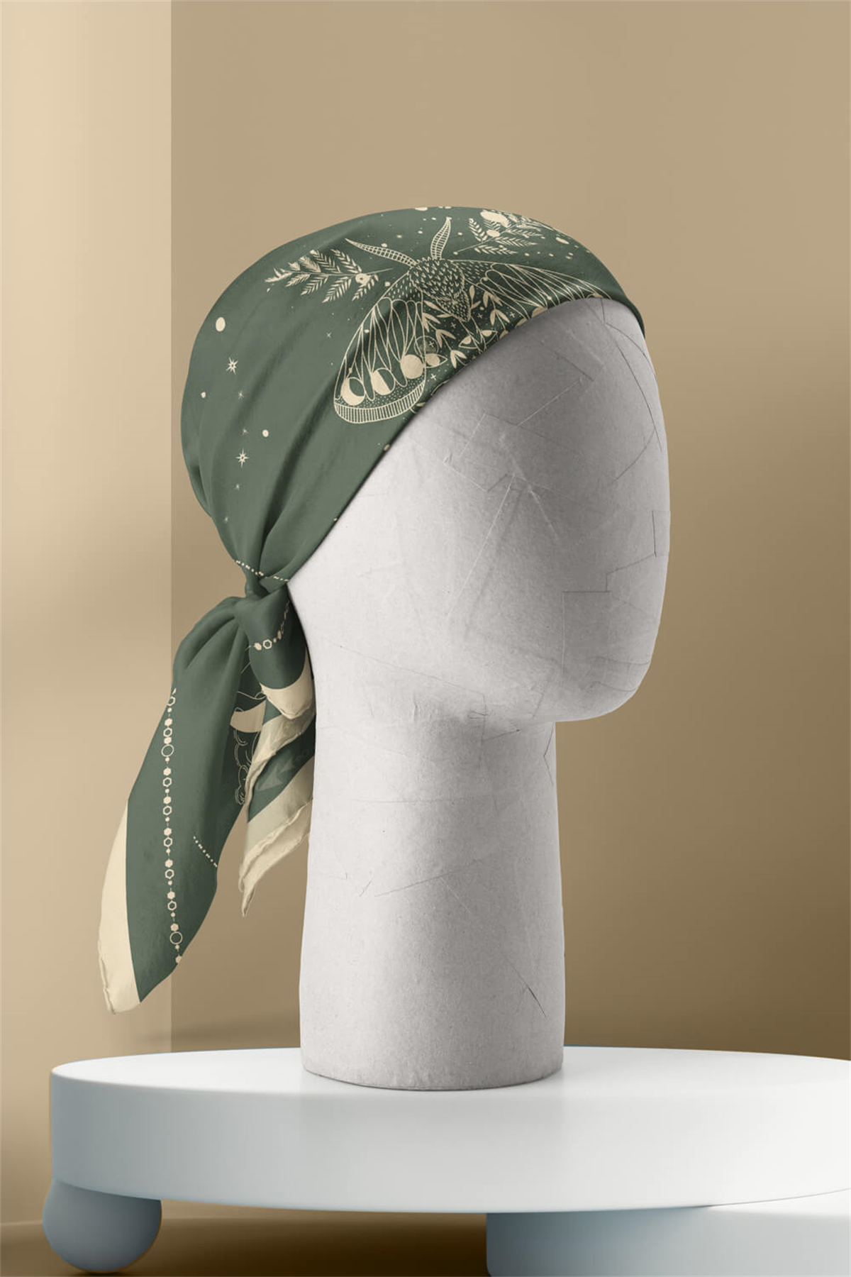 C110  Modabutik Galaksi Desenli Bandana