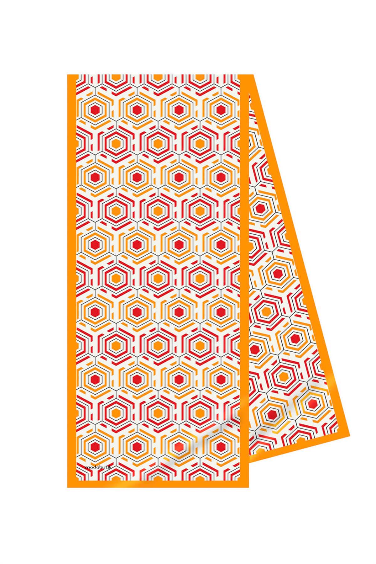 Modabutik Geometri Desenli Fular