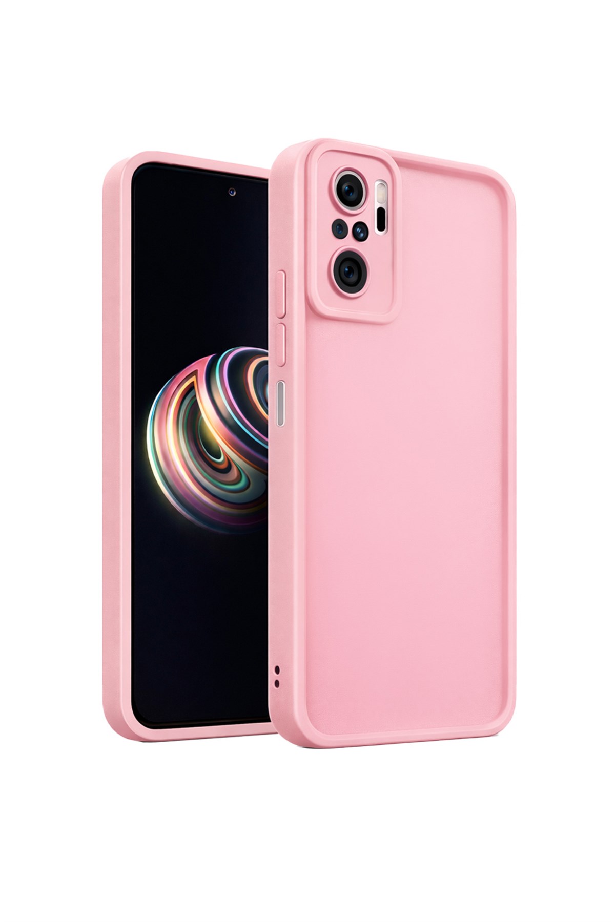 mi REDMİ NOTE 10 - REDMİ NOTE 10S- REDMİ NOTE 11 SE Uyumlu Kamera Çıkıntılı Mat Silikon Telefon Kılıfı