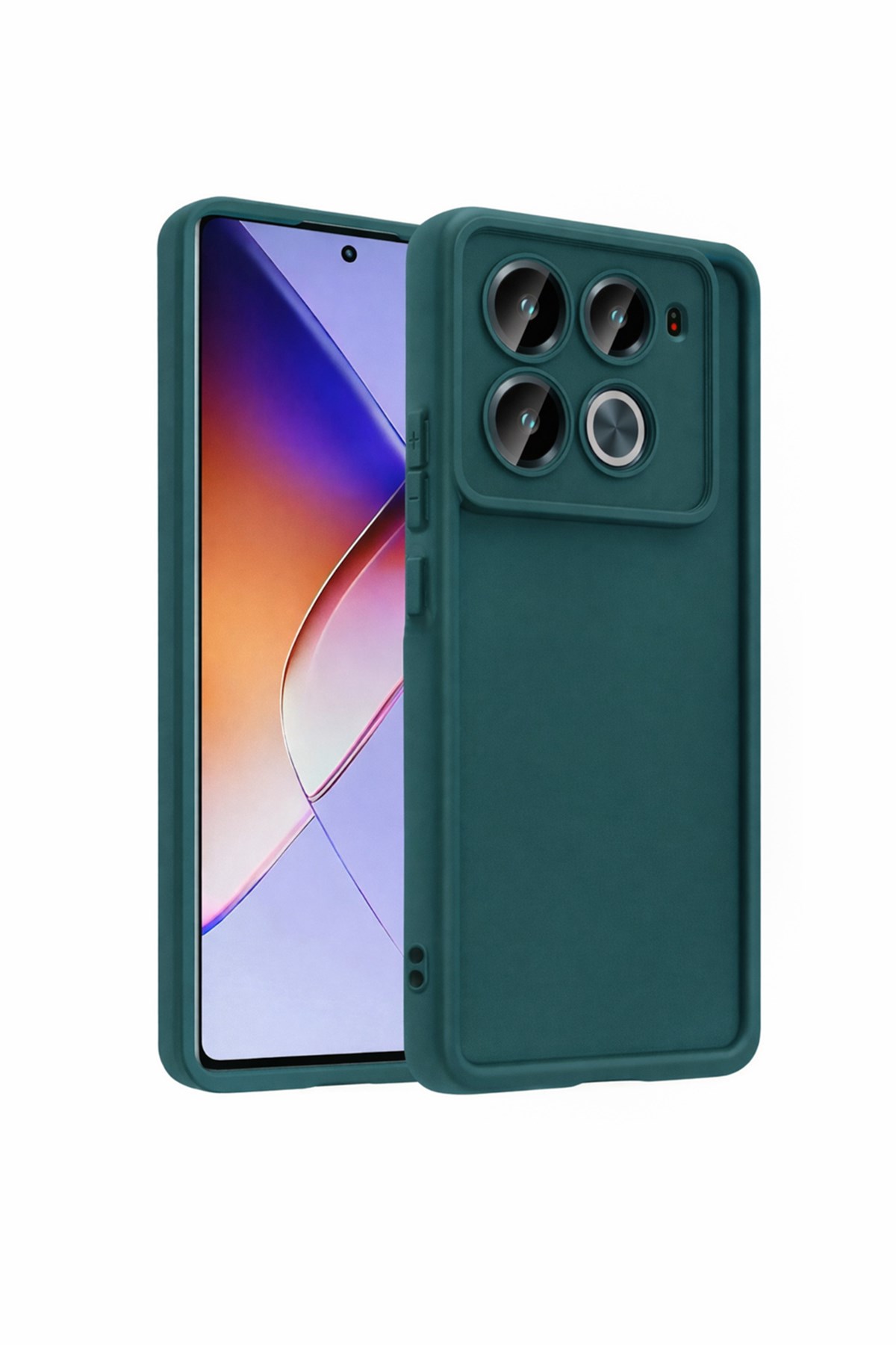 infinix Note40Pro 4G/5G / Note40Pro+ 5G Kılıf – Kamera Çıkıntılı – Mat Silikon Telefon Kılıfı