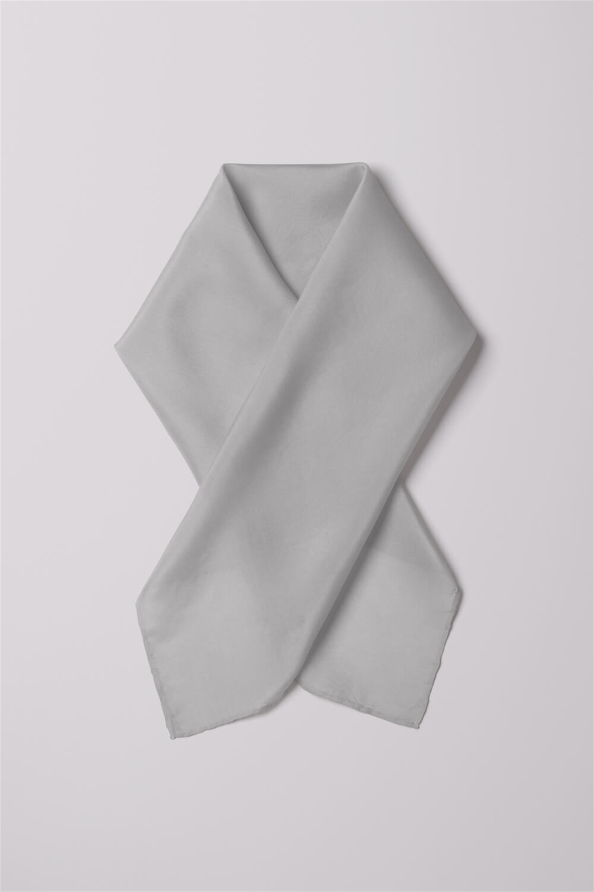 Şifon Gümüş Bandana