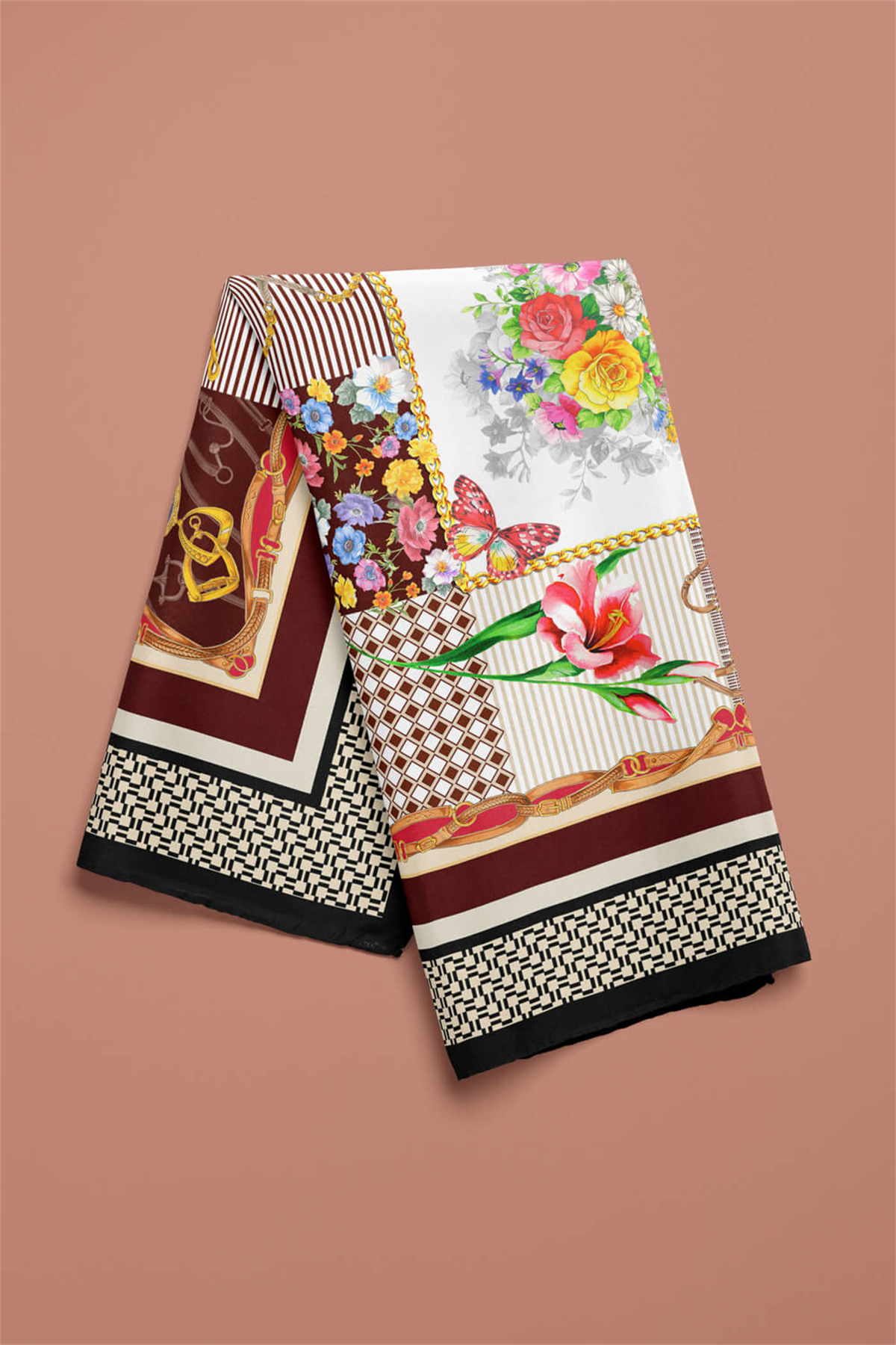 G91 KADIN DESEN BANDANA DG-547