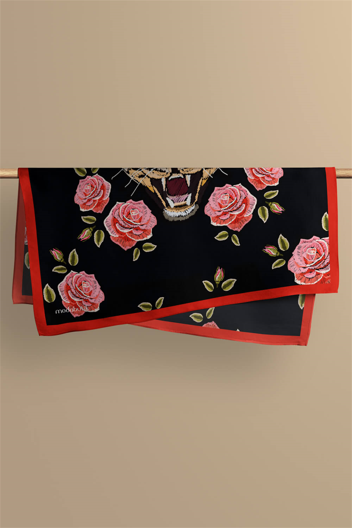 Modabutik Kaplan Desenli Bandana