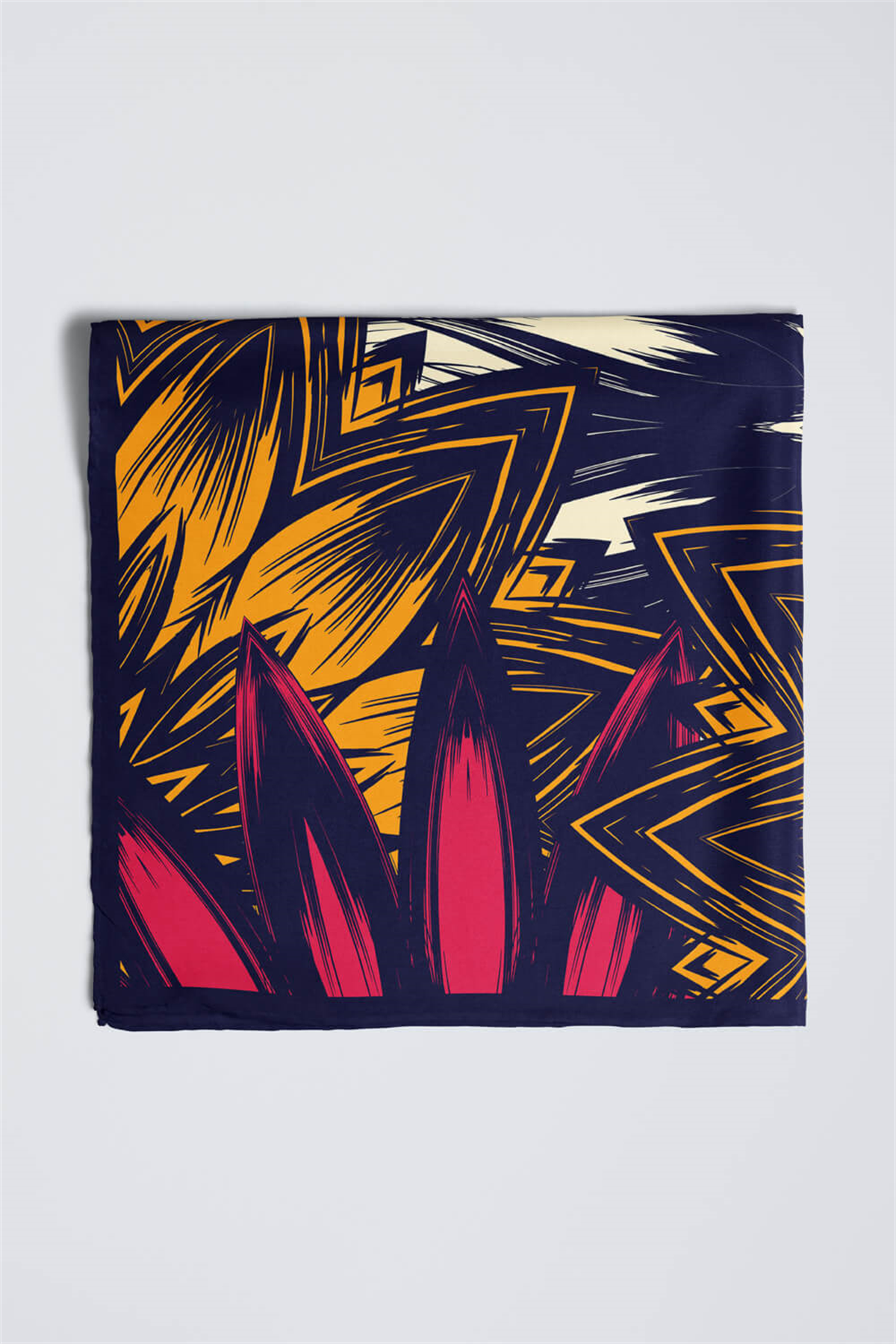 B47 Modabutik Çiçek Desenli Bandana