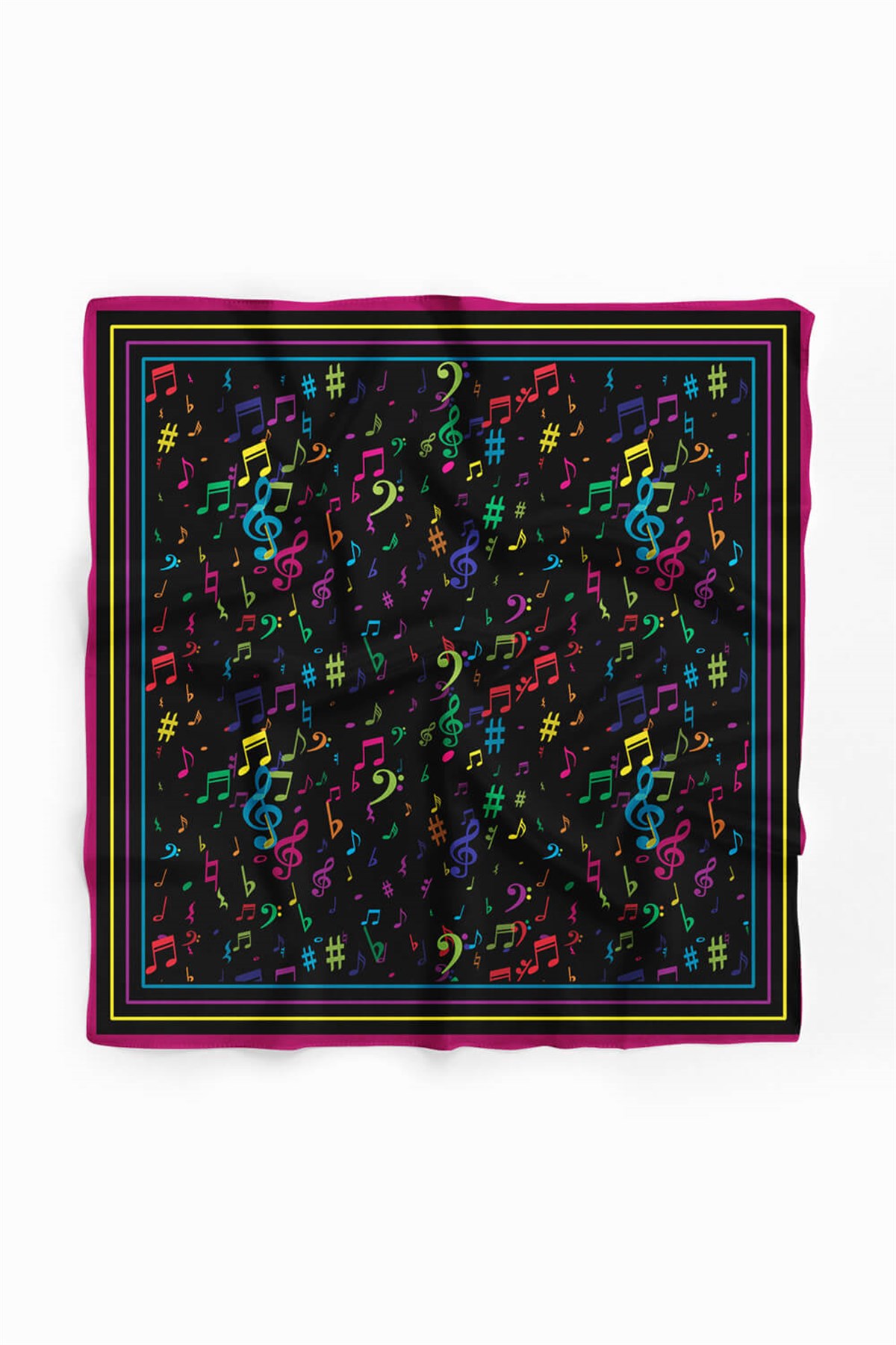 A28 Violla Nota Desenli Bandana