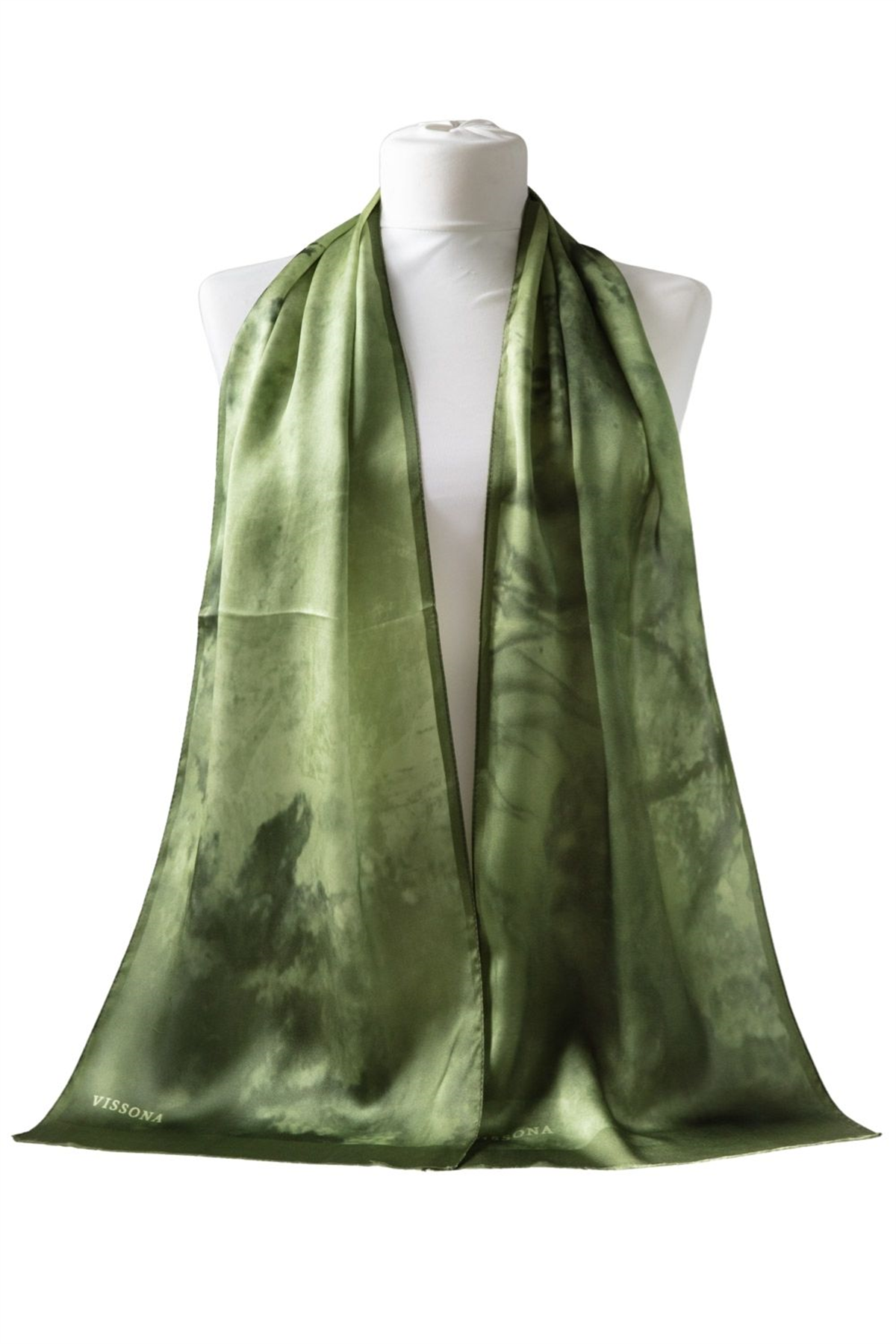 100% Silk Head Scarf for Women - 12