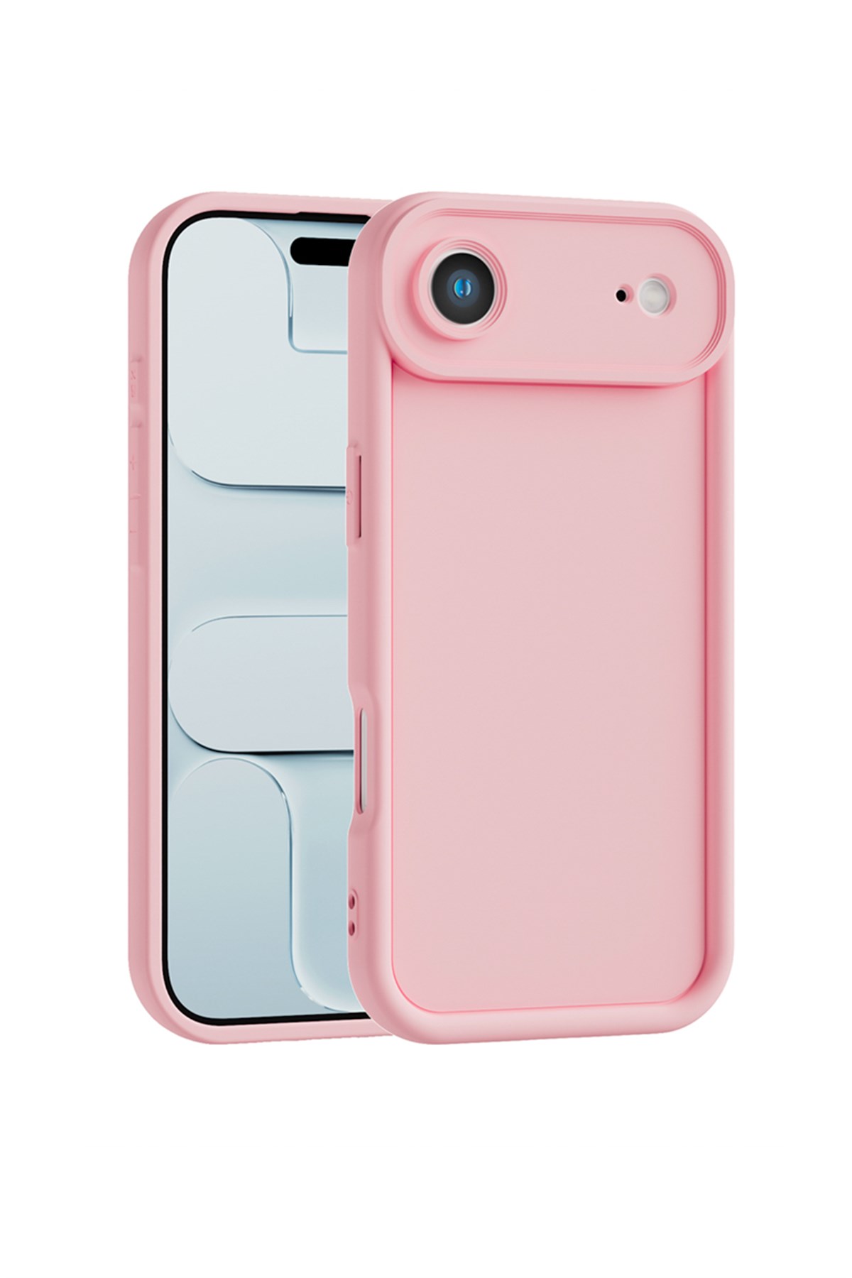 iPhone 17 Air Kılıf – Kamera Çıkıntılı – Mat Silikon Telefon Kılıfı