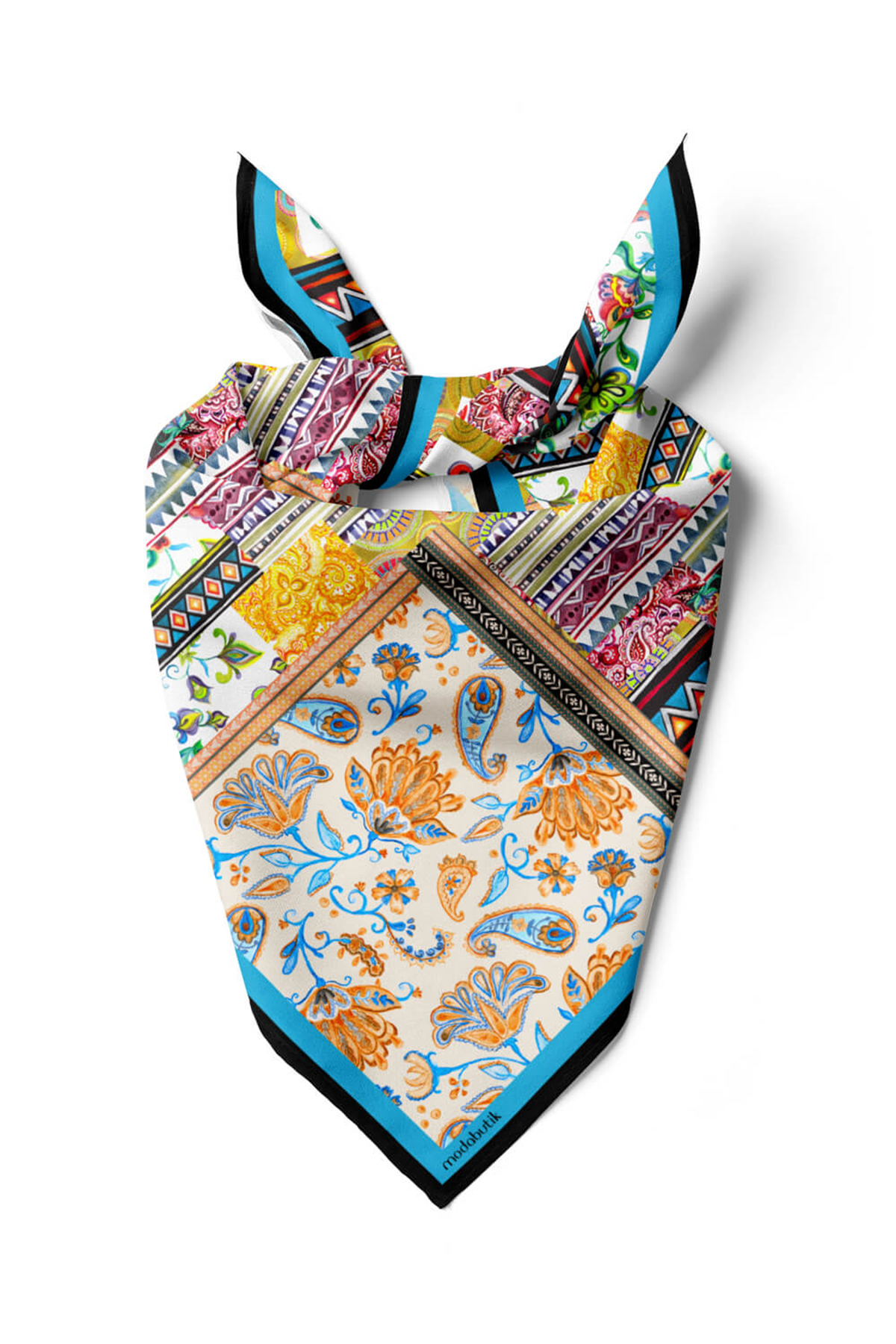 F44 KADIN DESENLİ BANDANA