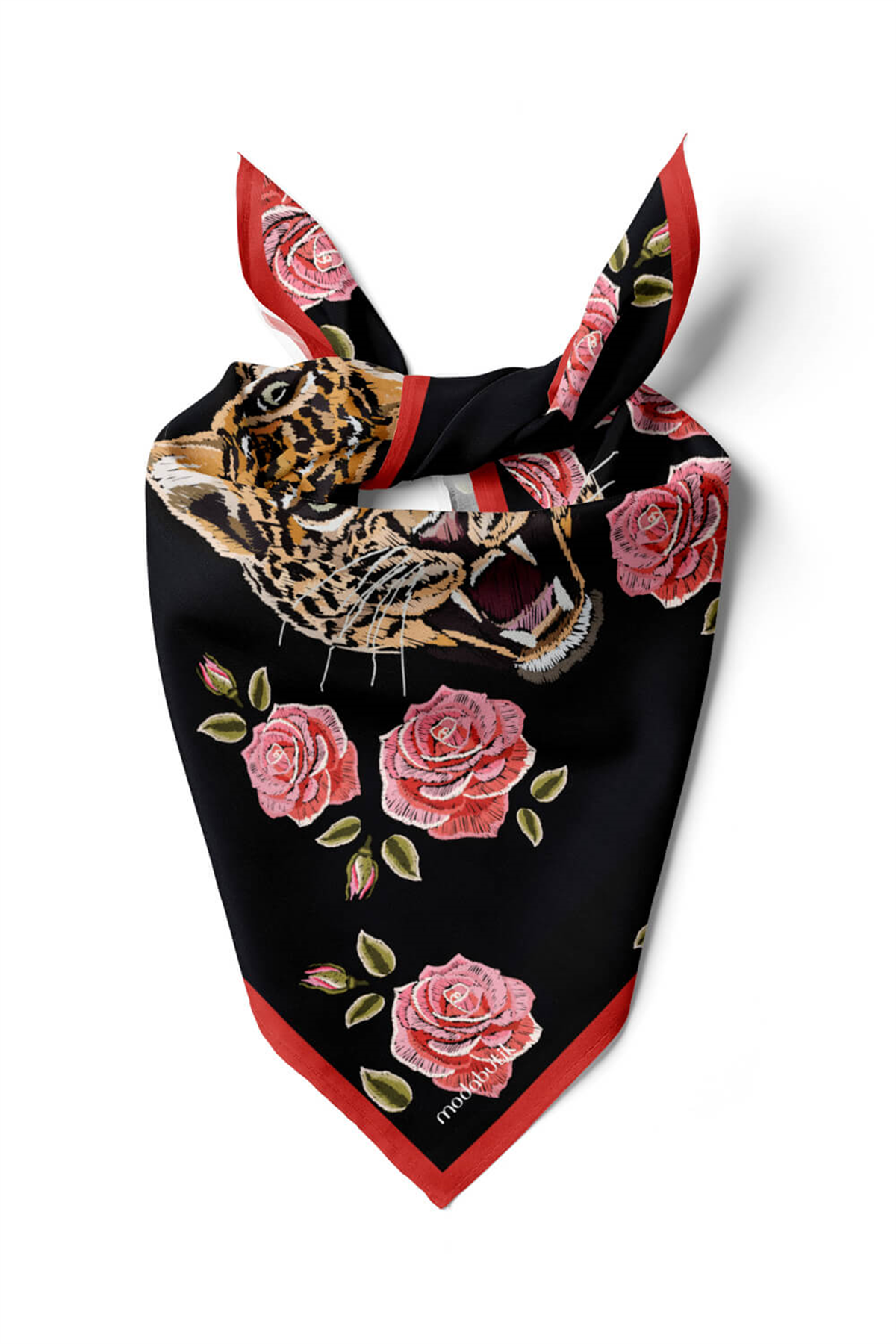 Modabutik Kaplan Desenli Bandana