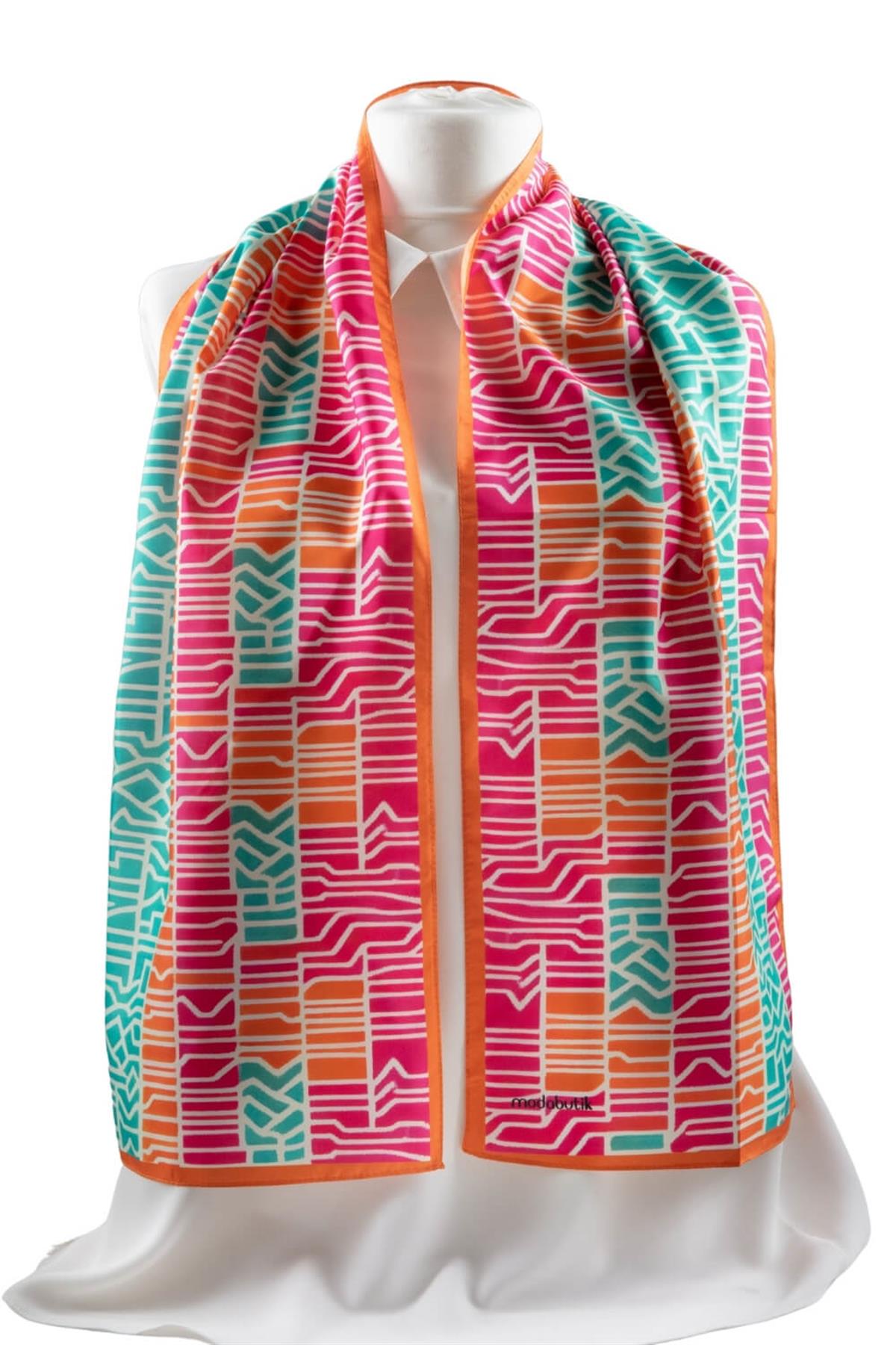Modabutik Geometri Desenli Fular