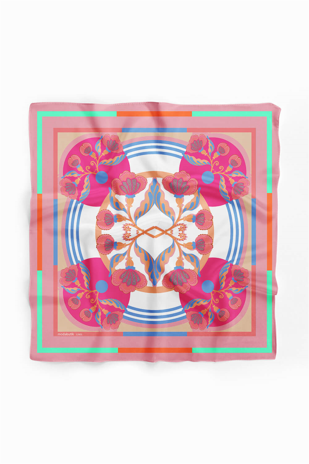G81 COLORFUL ORNOMENT TASARIMLI BANDANA