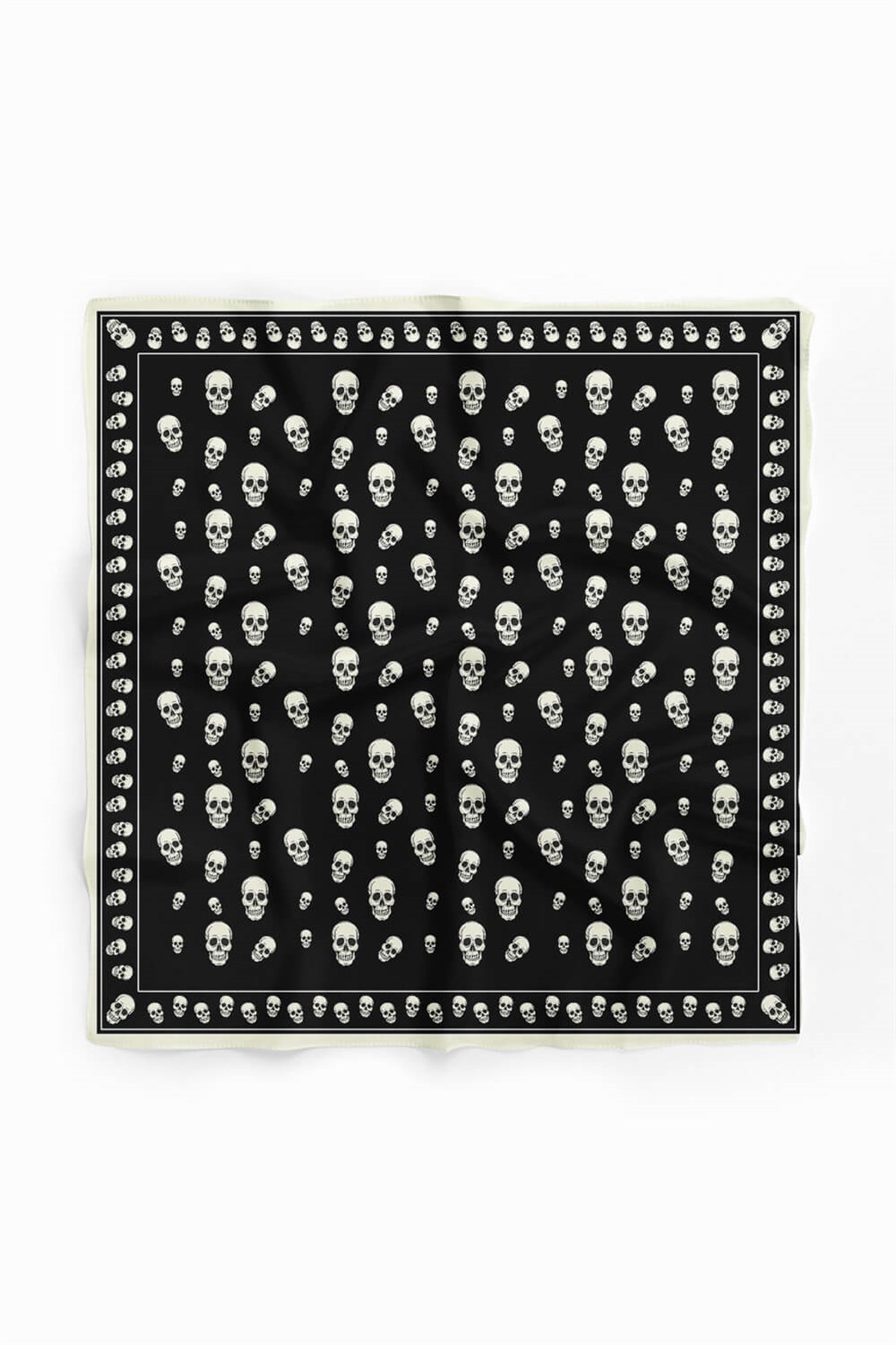 A104 Violla Kurukafa Desenli Bandana