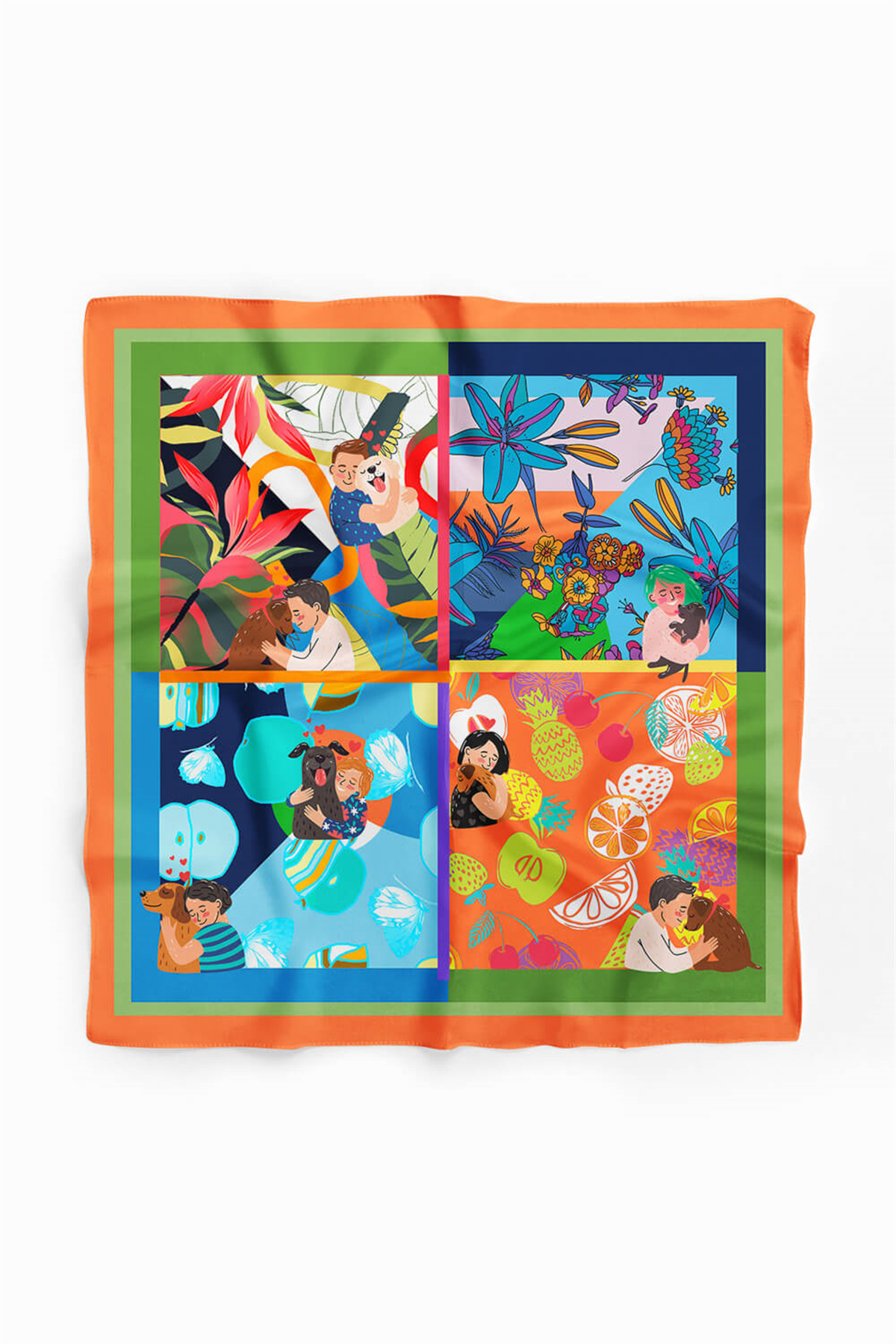 C52 KADIN DESENLİ BANDANA