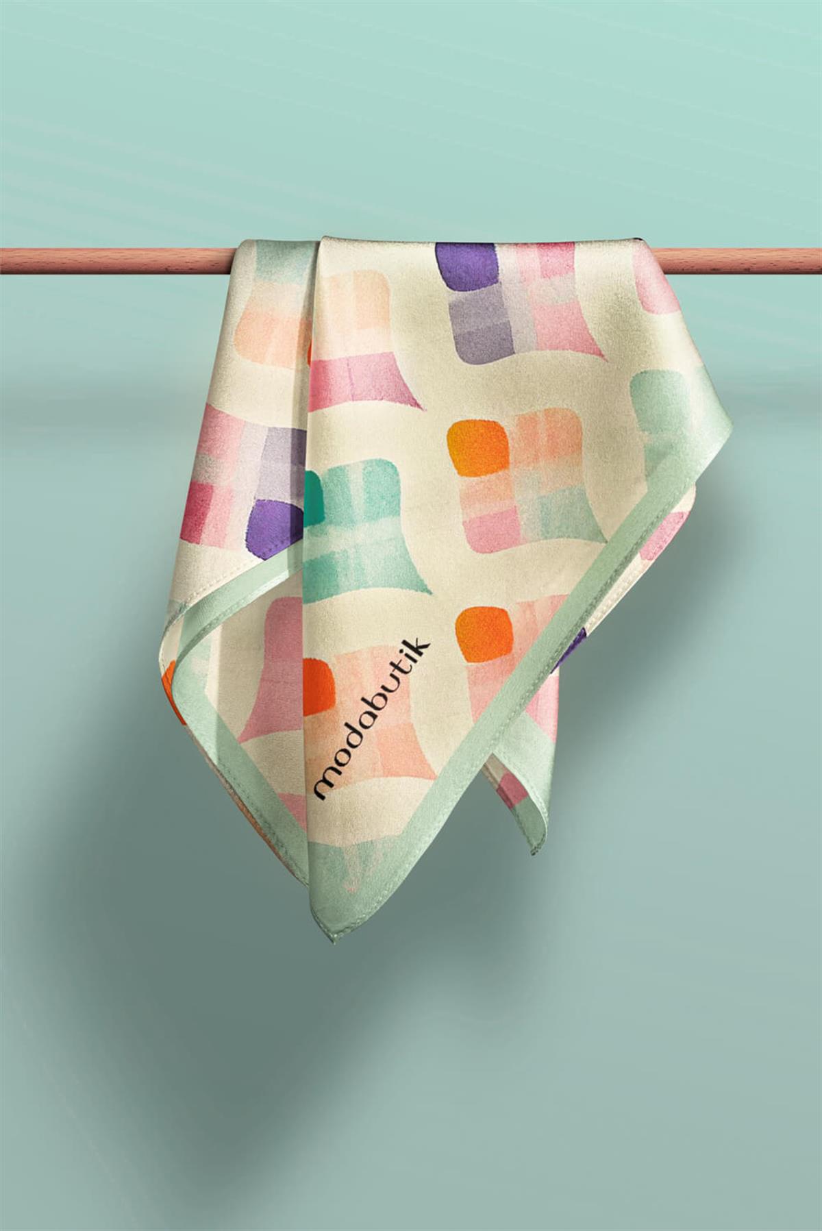Modabutik Geometri Desenli Fular