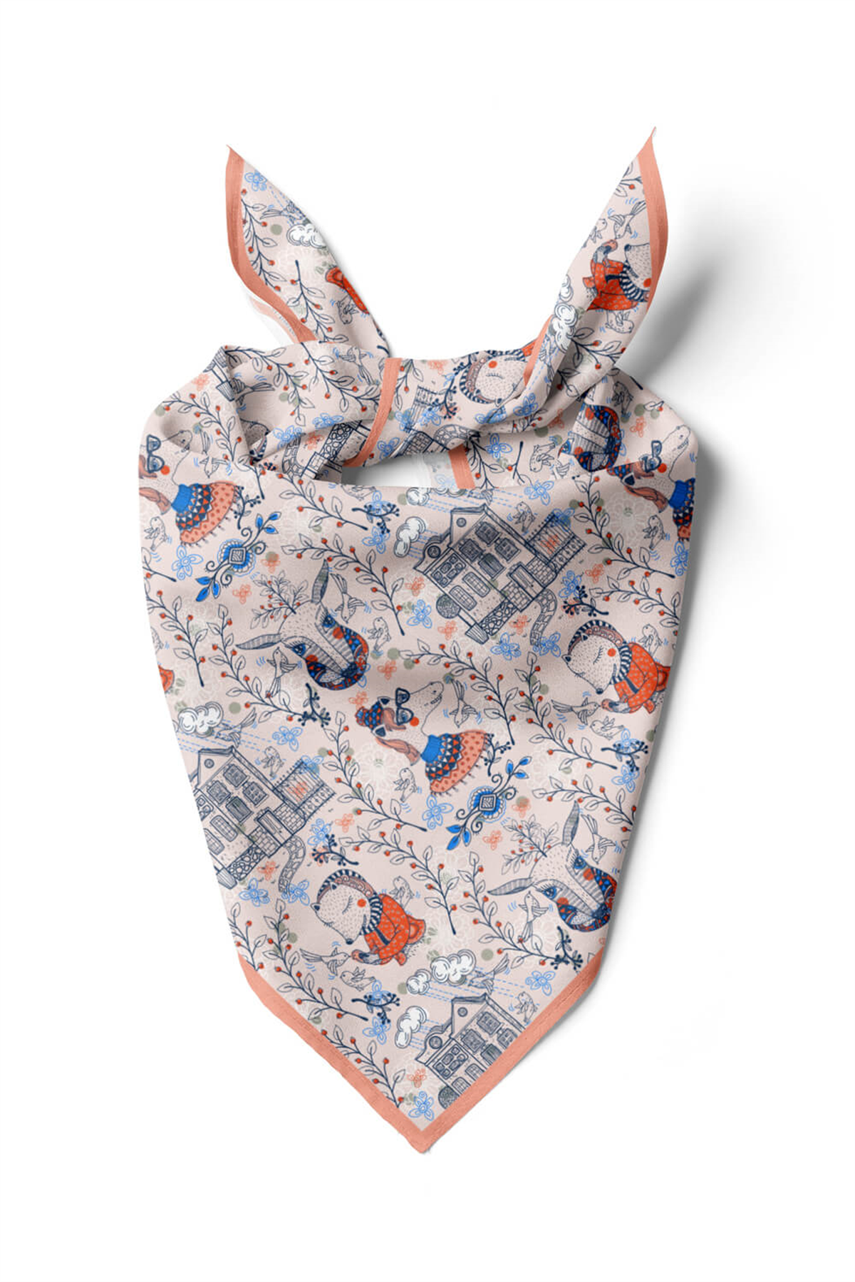 A32 Modabutik Geyik Desenli Bandana