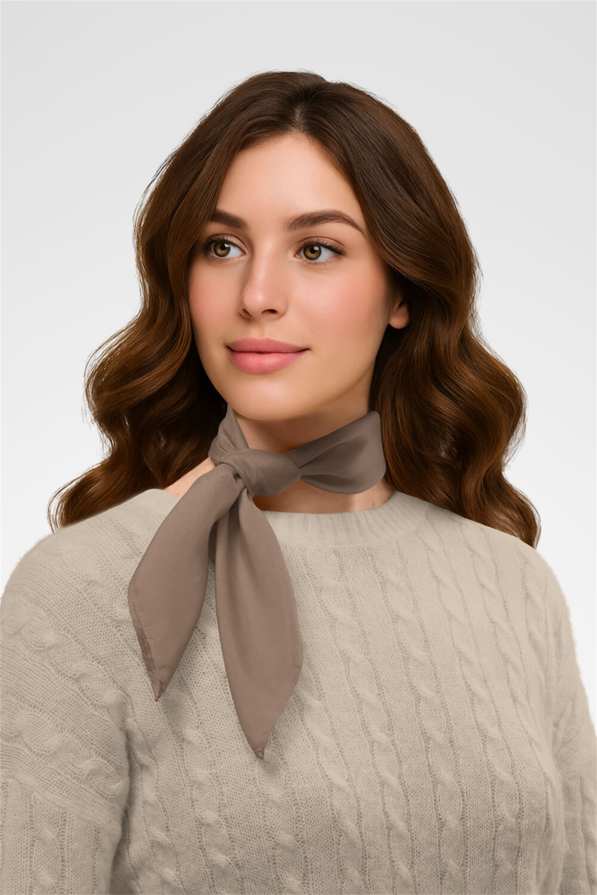 Şifon Sütlükahve Bandana