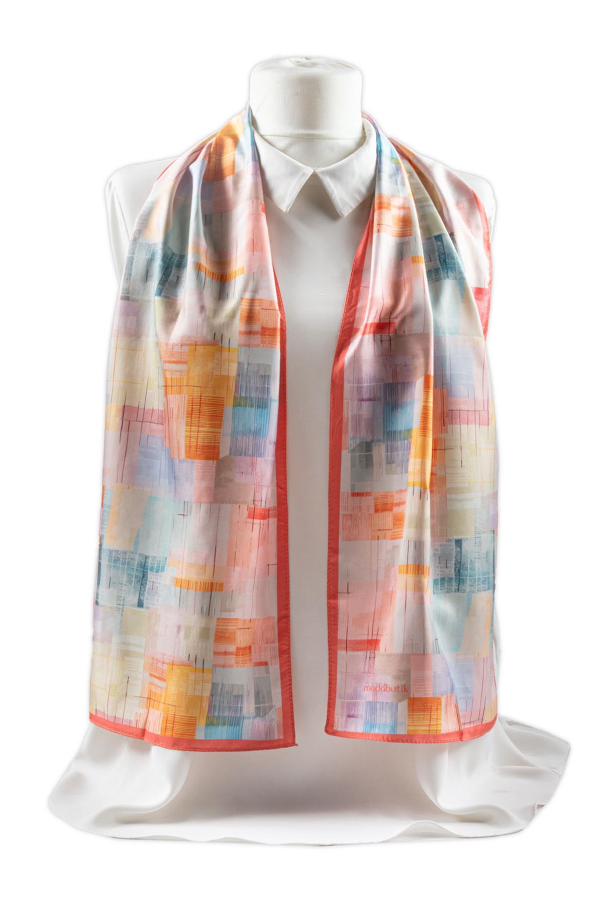 Modabutik Geometri Desenli Fular