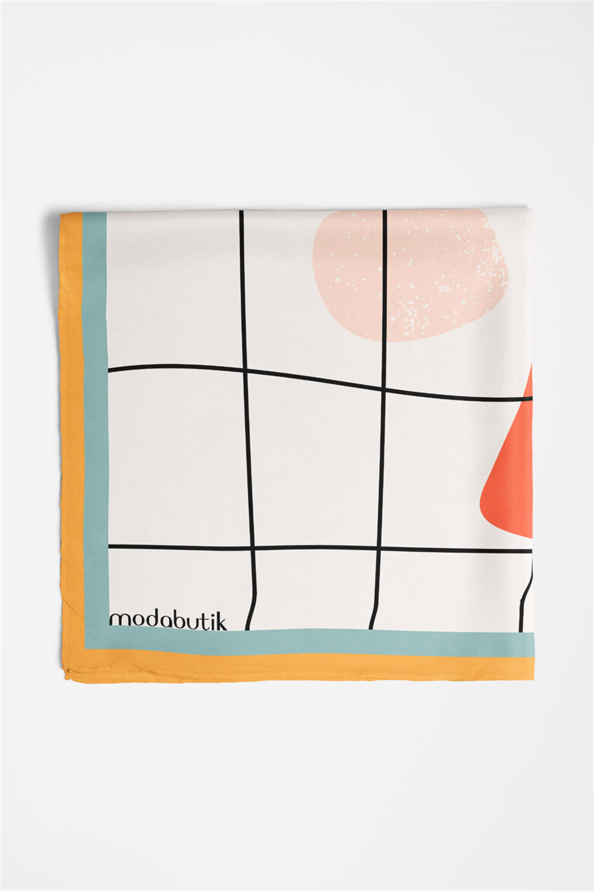 C8 Modabutik Geometri Deseni Bandana