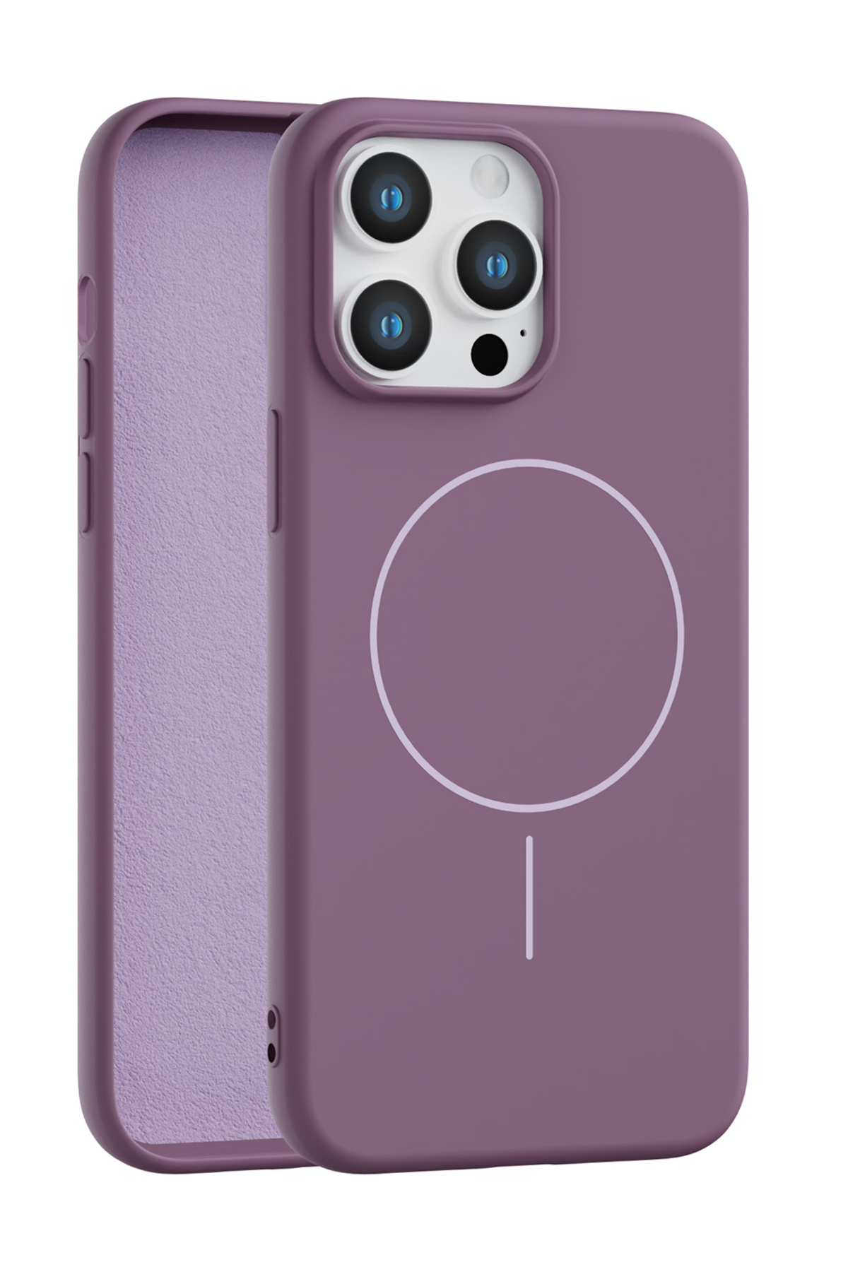 iPhone 14 Pro Max Uyumlu İçi Kadife Magsafe Wireless Şarz Özellikli Telefon Kılıfı
