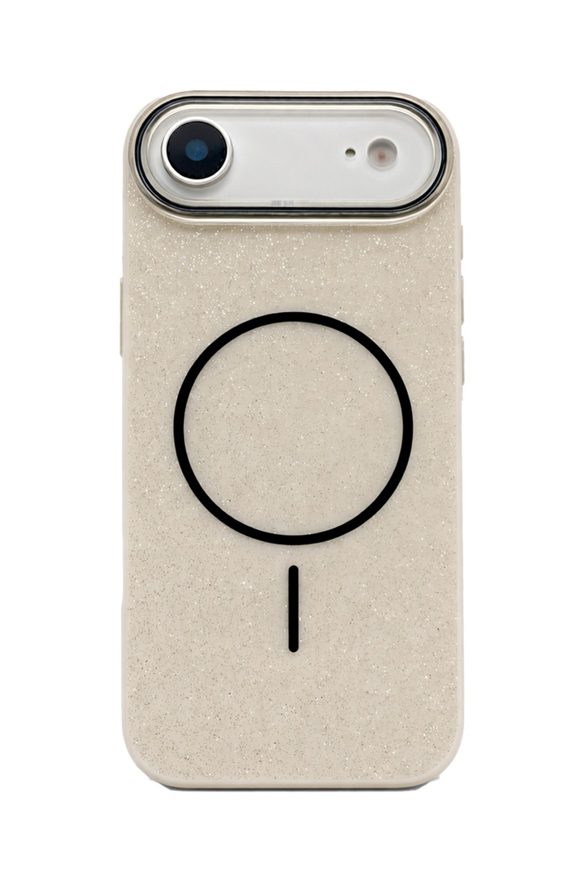 iPhone Air Kılıf – MagSafe Uyumlu – Simli Lüks Silikon Telefon Kılıfı