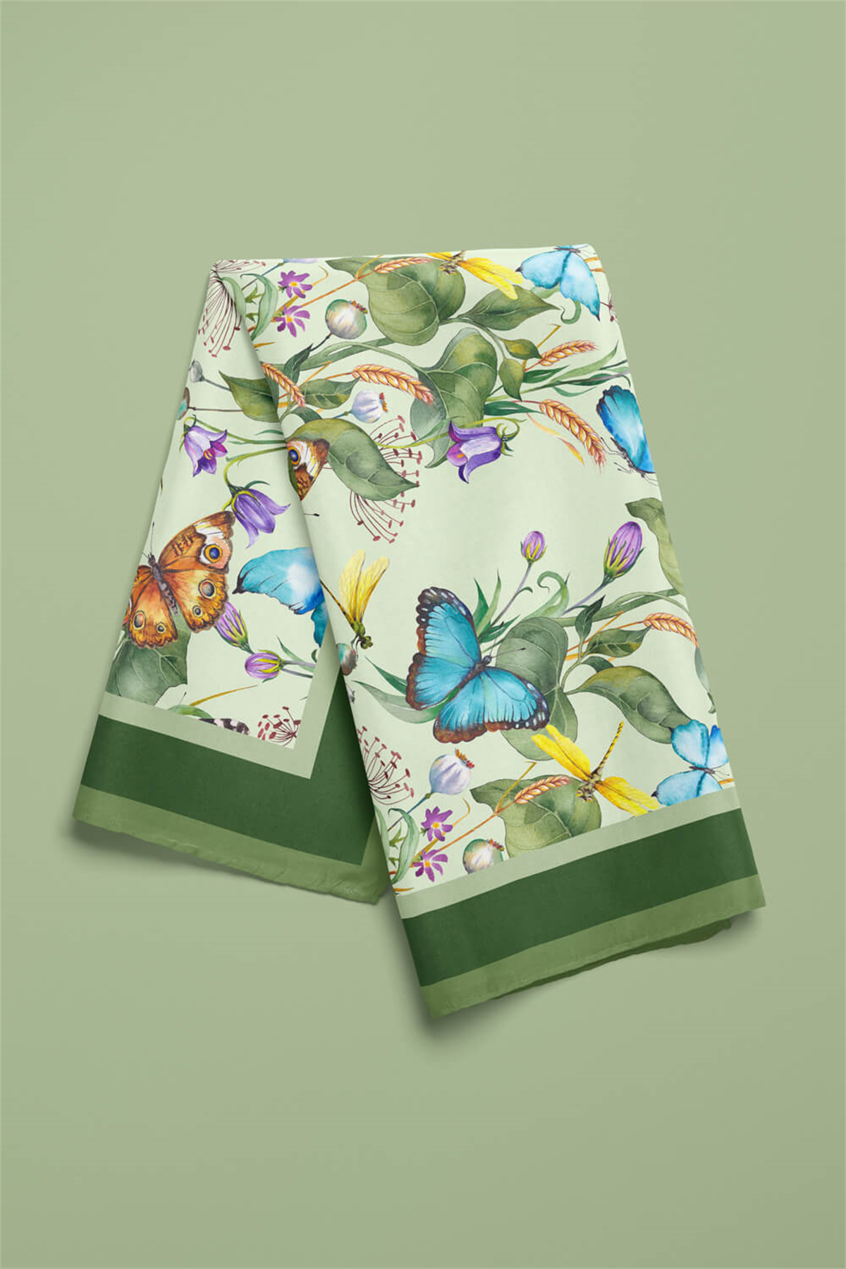 Modabutik Kelebek Desenli Bandana