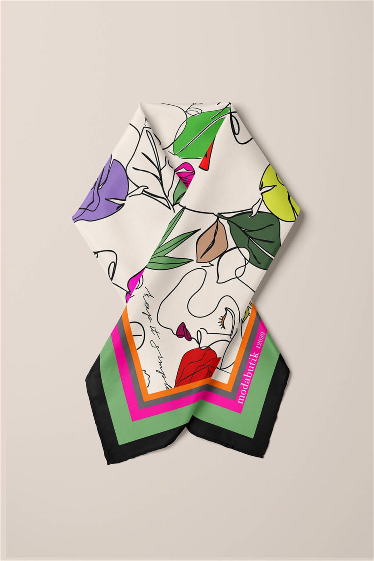 Violla D83 MODERN FACEUP BANDANA DG12090