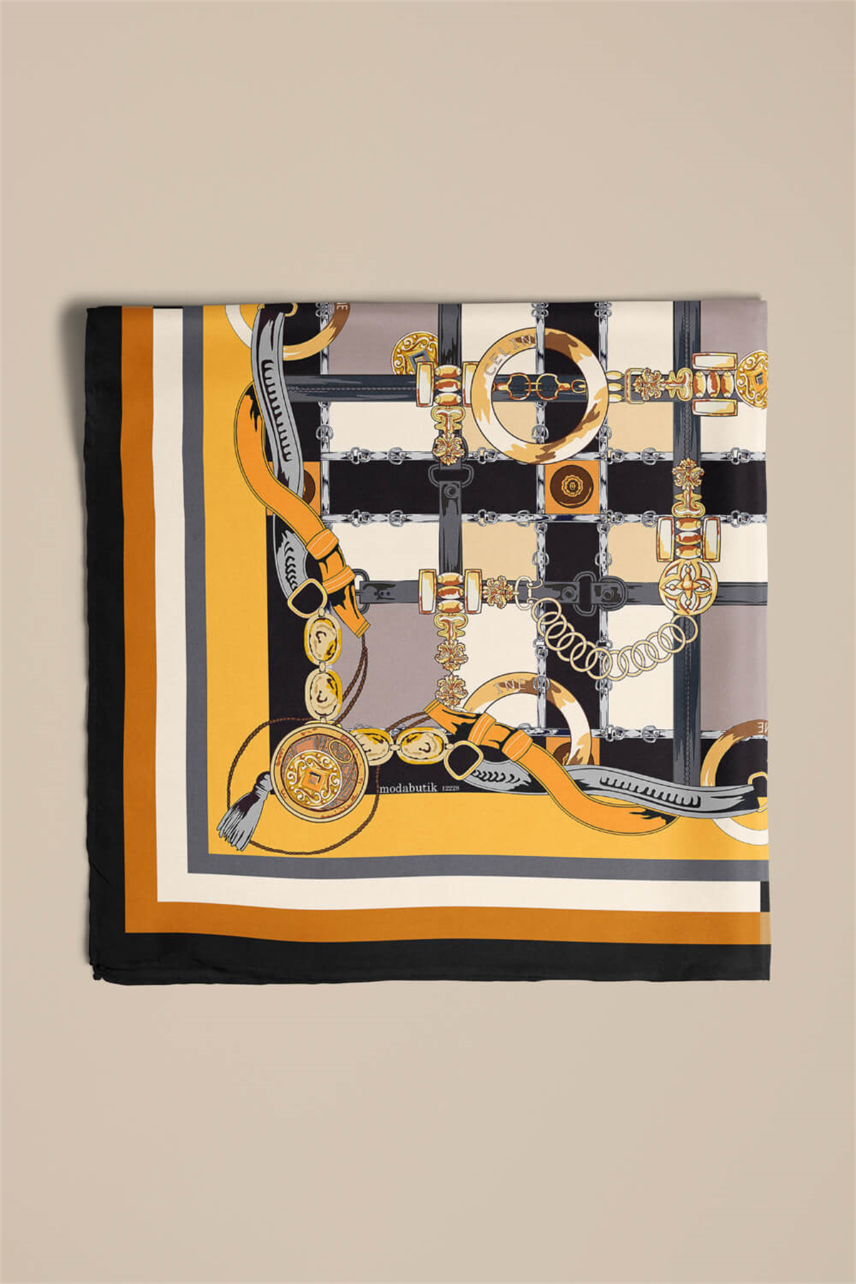 B94 CHAIN BELT DESENLI BANDANA DG12228