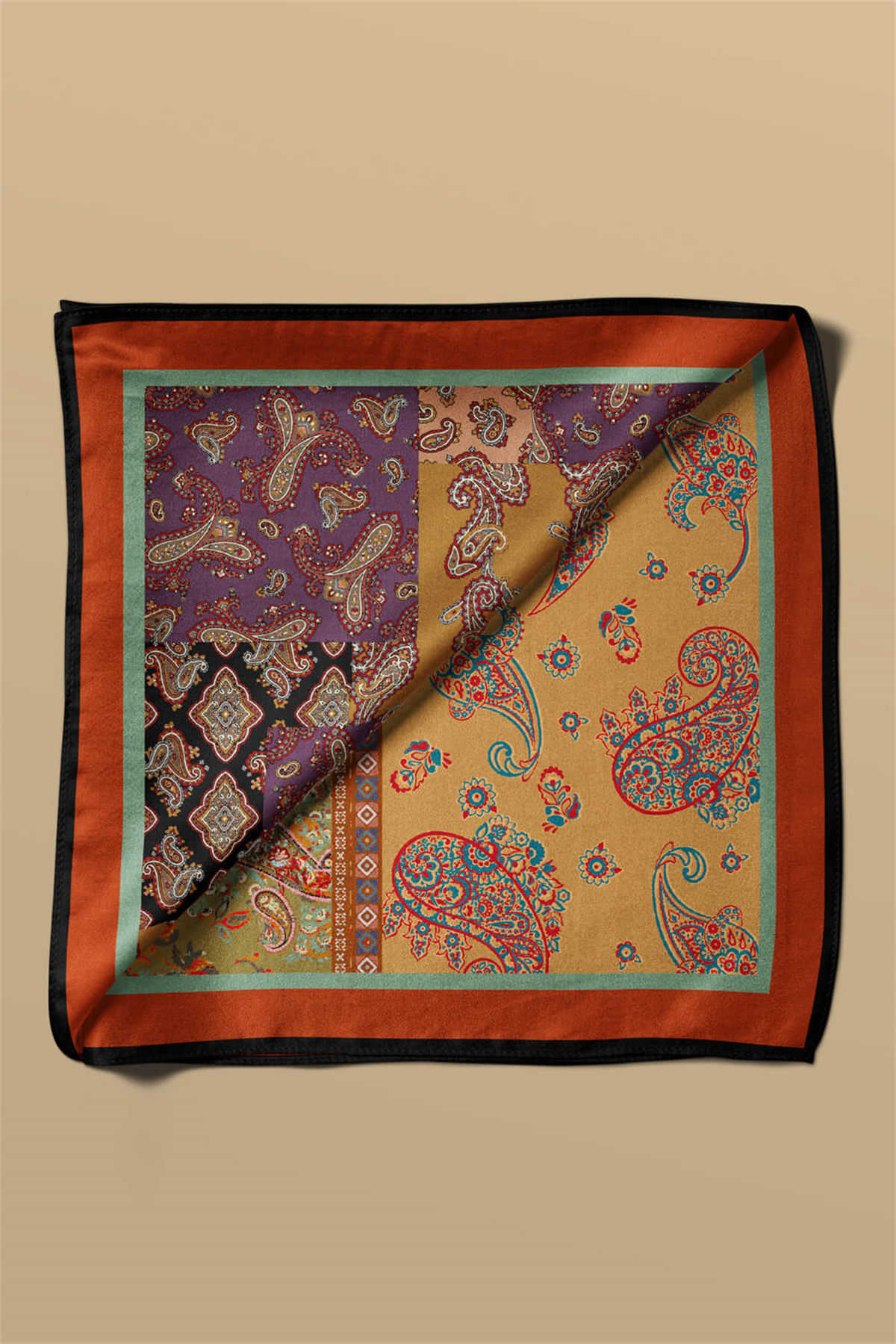 ETNIK ŞALLI BANDANA DG12175