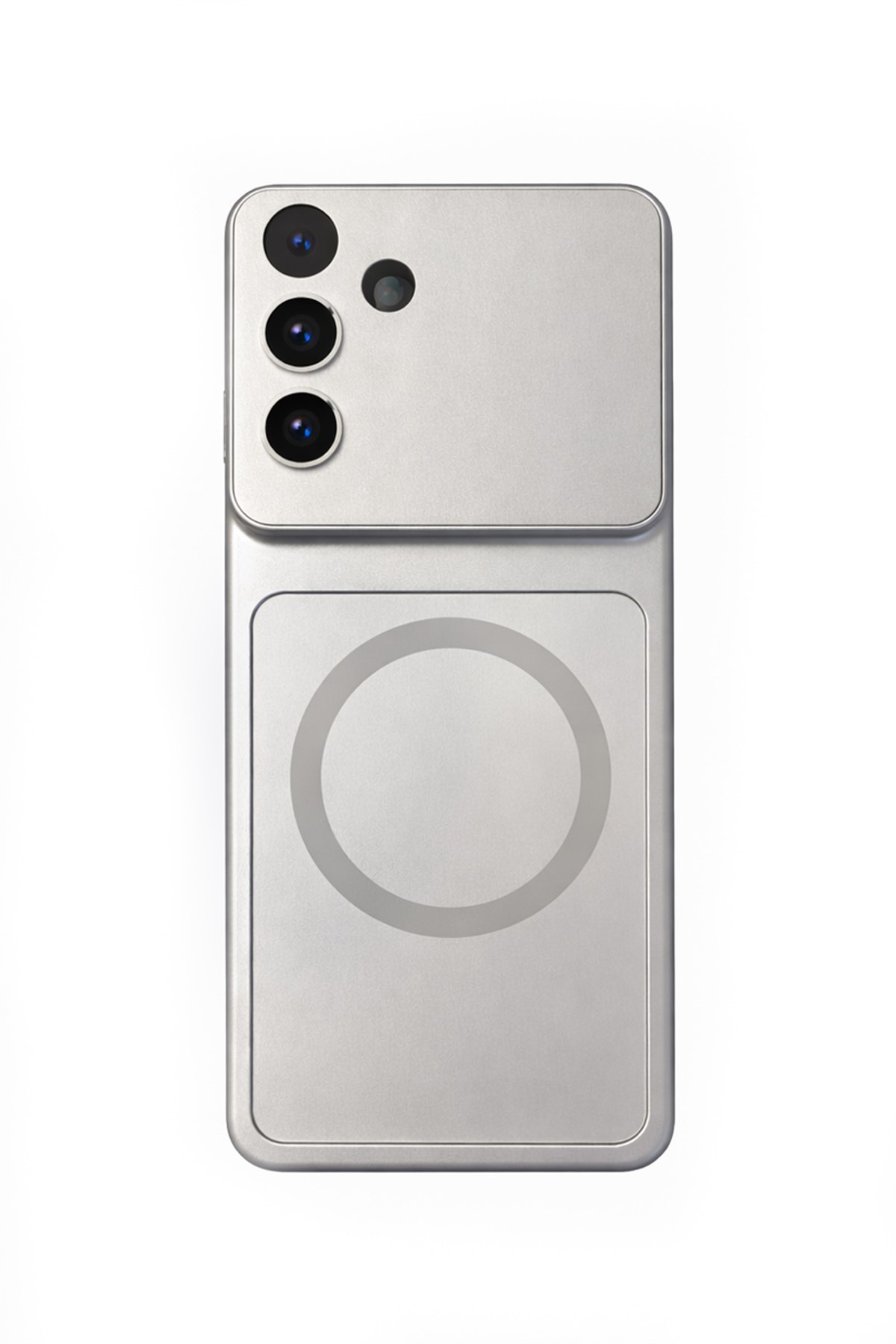 Samsung Galaxy S26 PLUS Uyumlu Kamera Korumalı Magsafe Wireless Şarj Özellikli Full Glass Arka Kapak